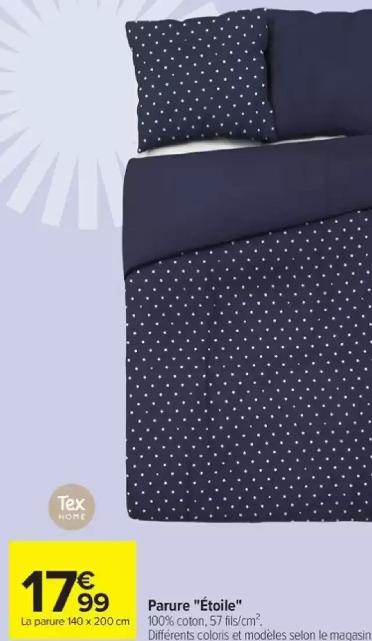 Parure "Étoile" Tex Home