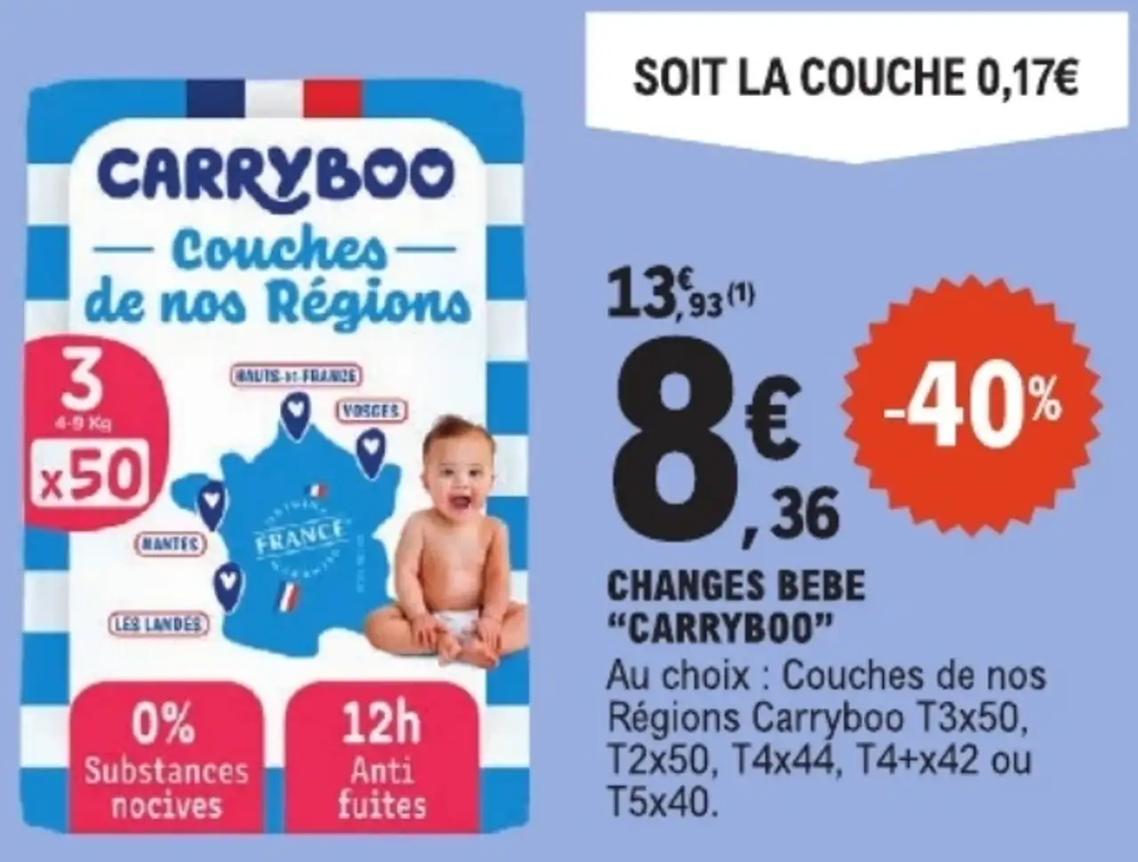 Carryboo Couches de nos Régions