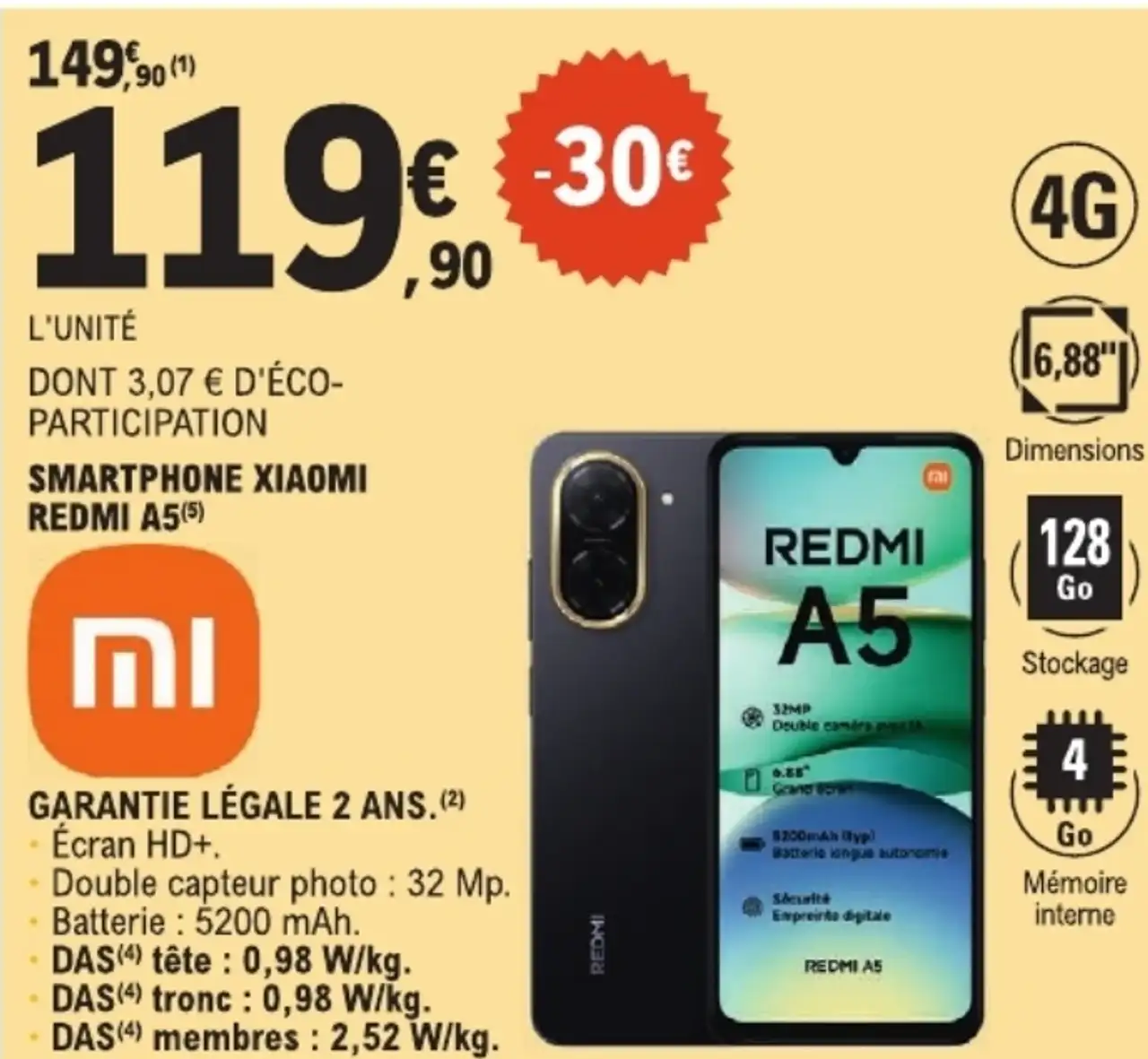 SMARTPHONE XIAOMI REDMI A5