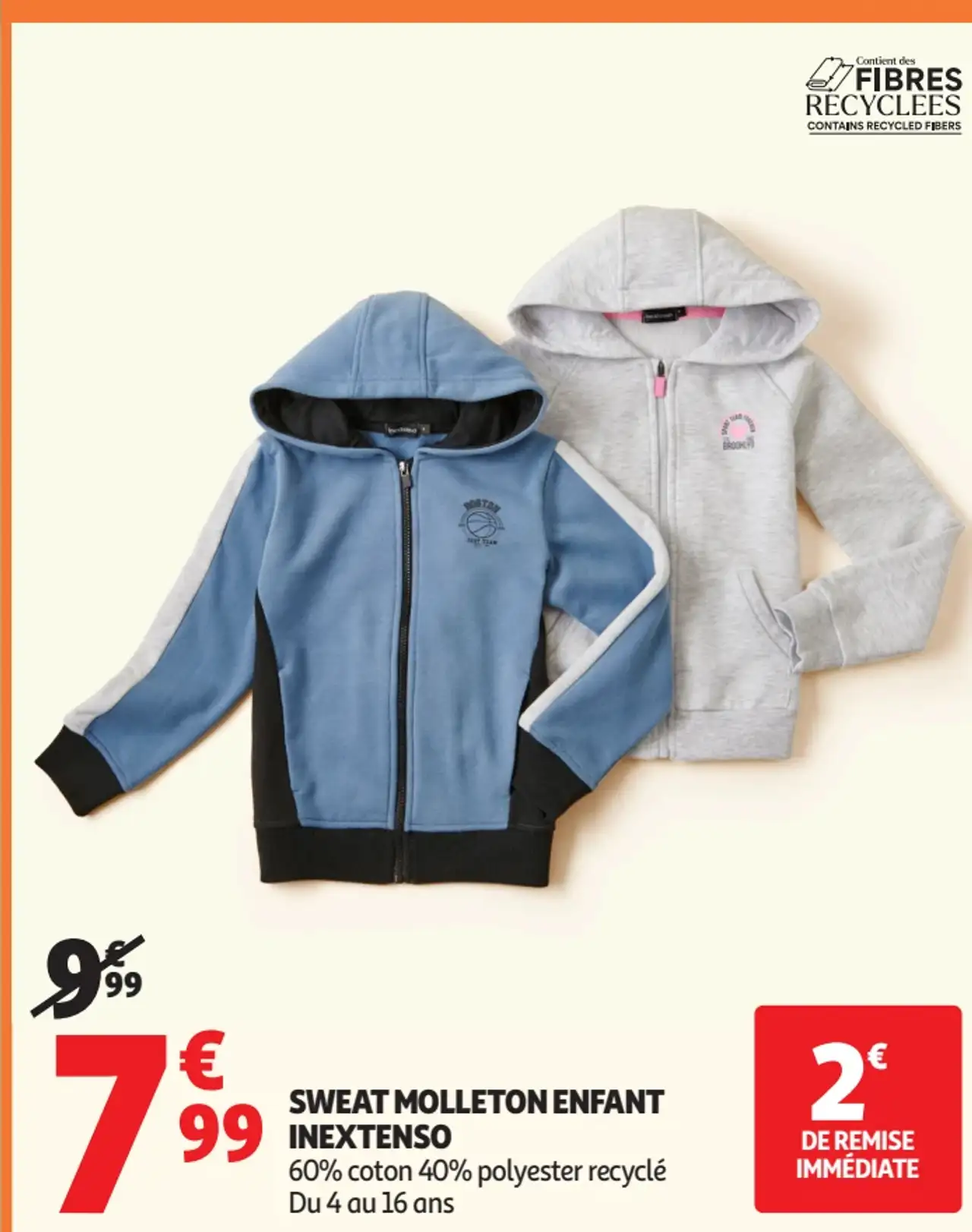 Sweat molleton enfant Inextenso