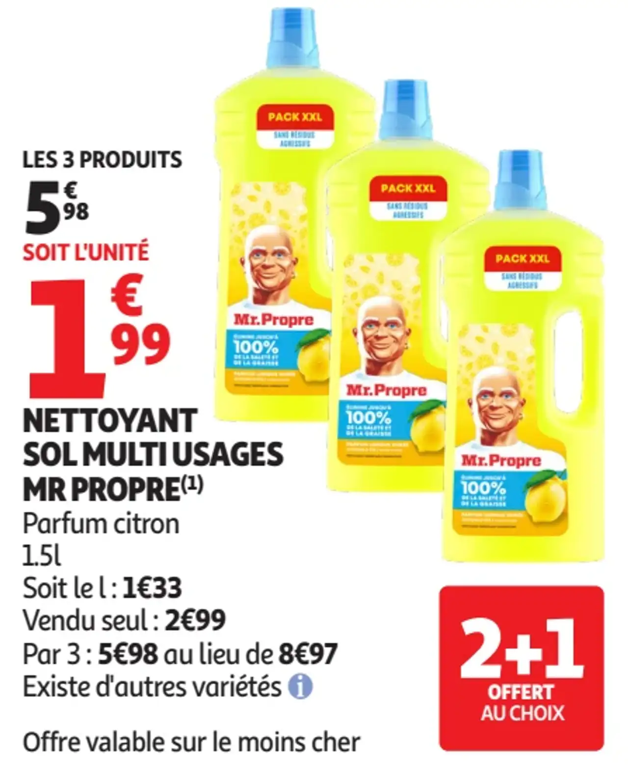 Nettoyant sol multi usages Mr Propre