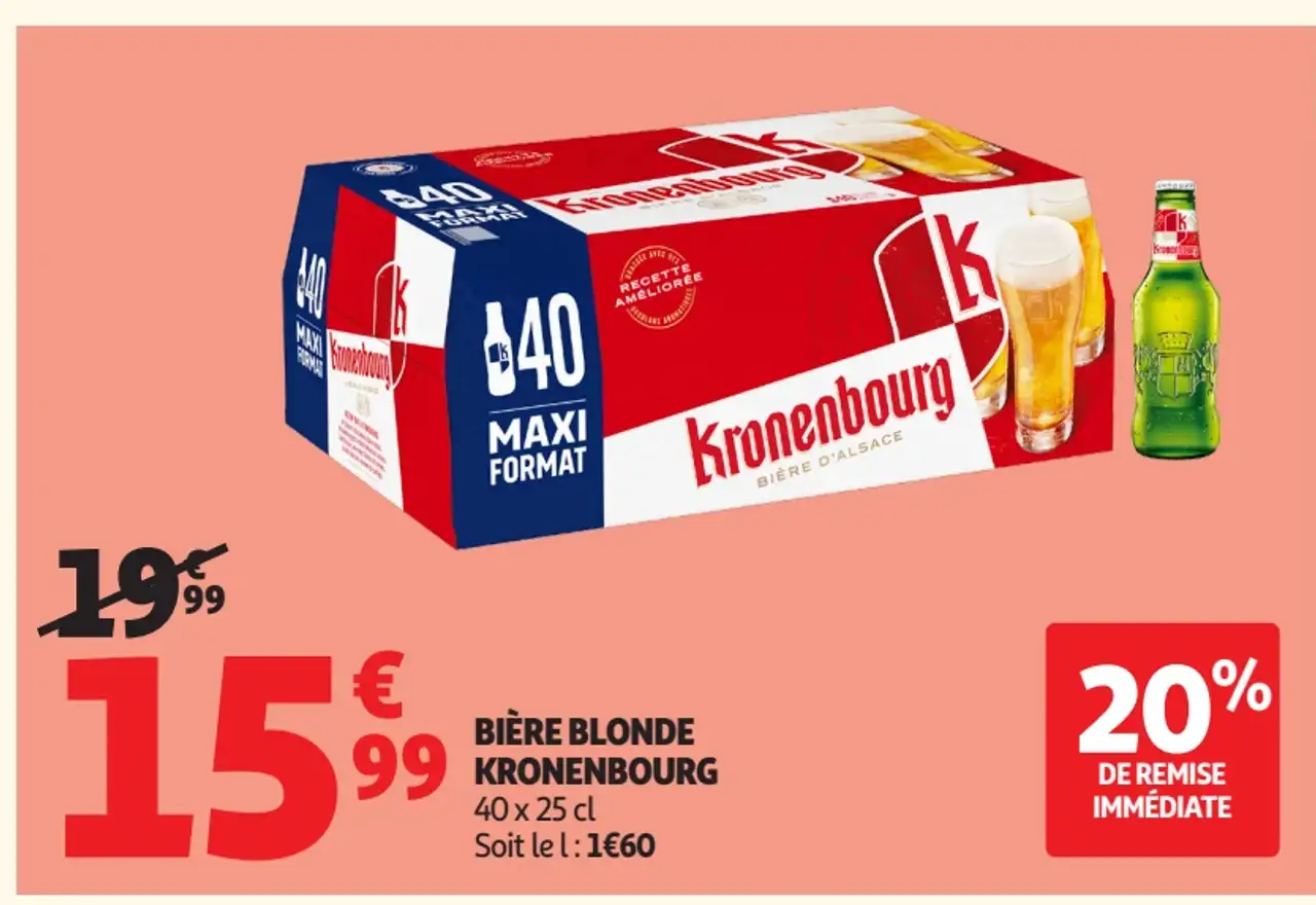 BIÈRE BLONDE KRONENBOURG