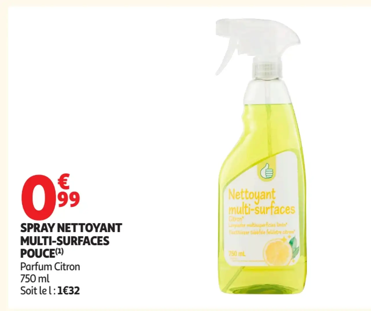 Spray nettoyant multi-surfaces Pouce Parfum Citron
