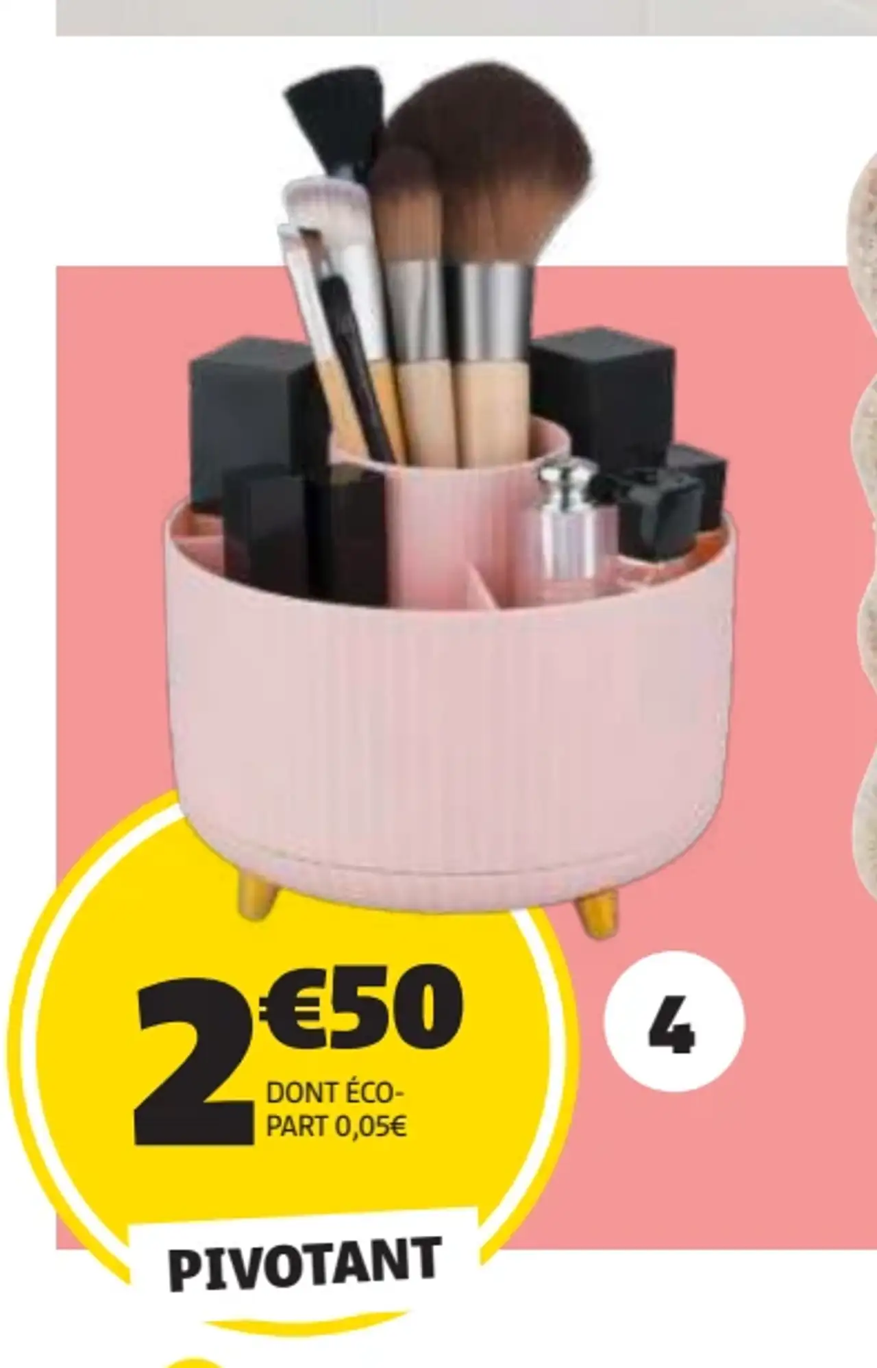 Rangement à cosmétique rotatif pivotant GiFi