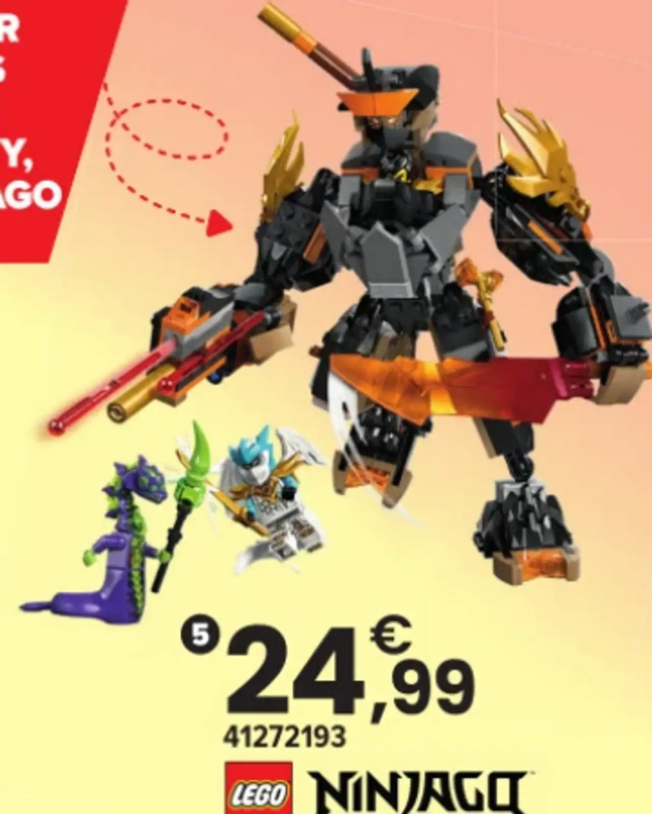 Lego Ninjago - La mission du robot Cole et du dragon Zane