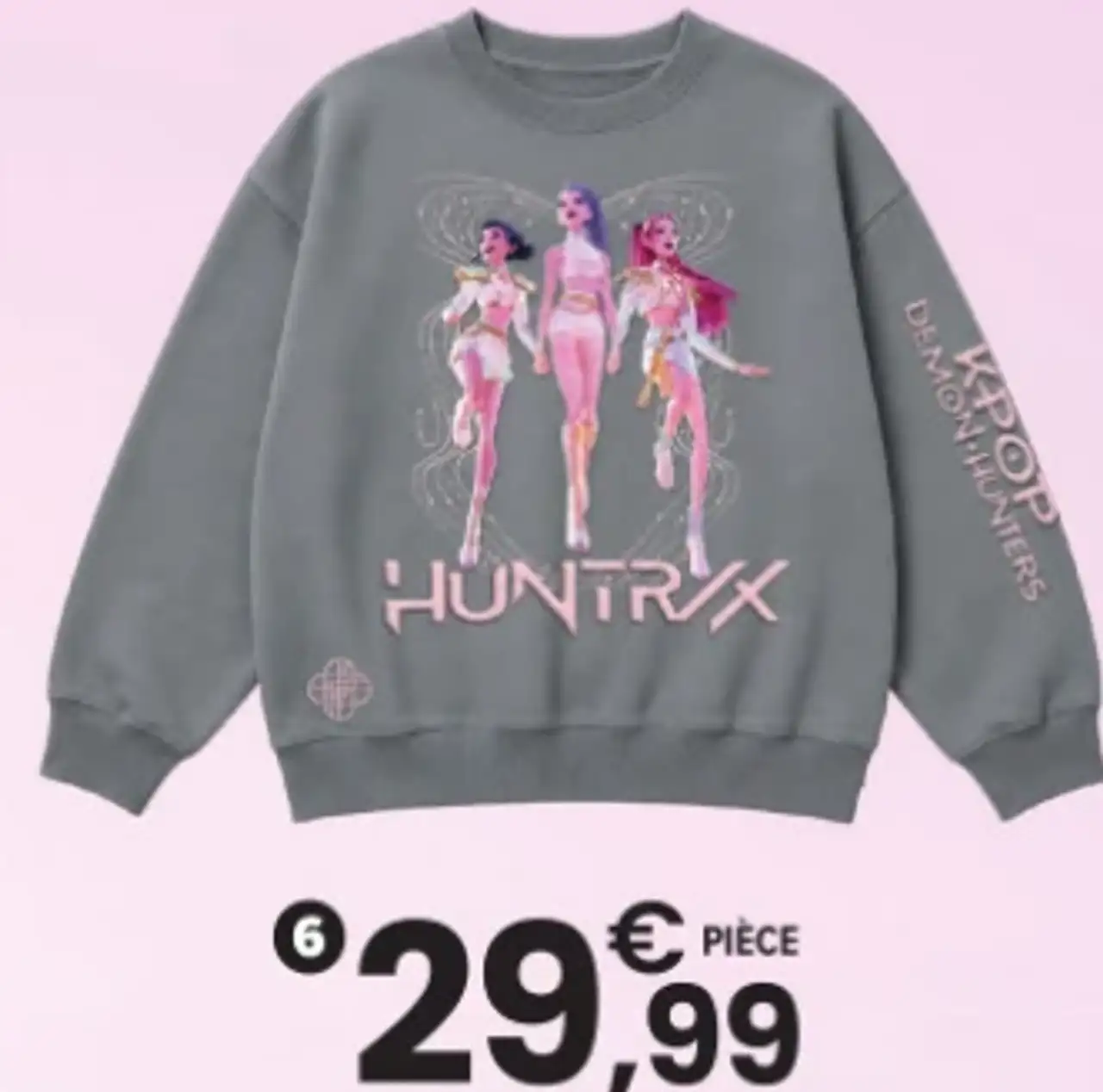Sweat gris K-Pop Demon Hunters