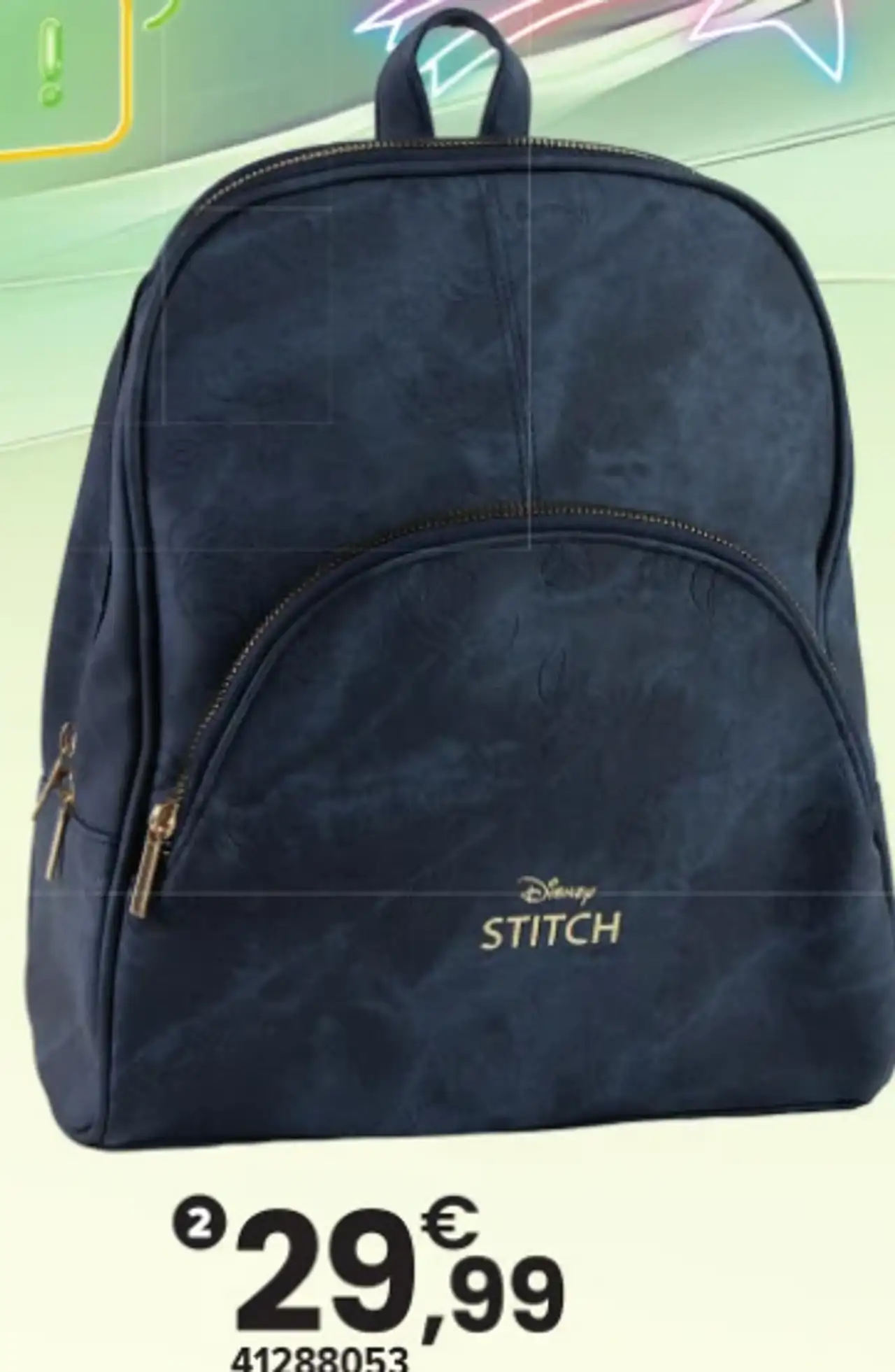 Sac à dos mode similicuir Disney Stitch