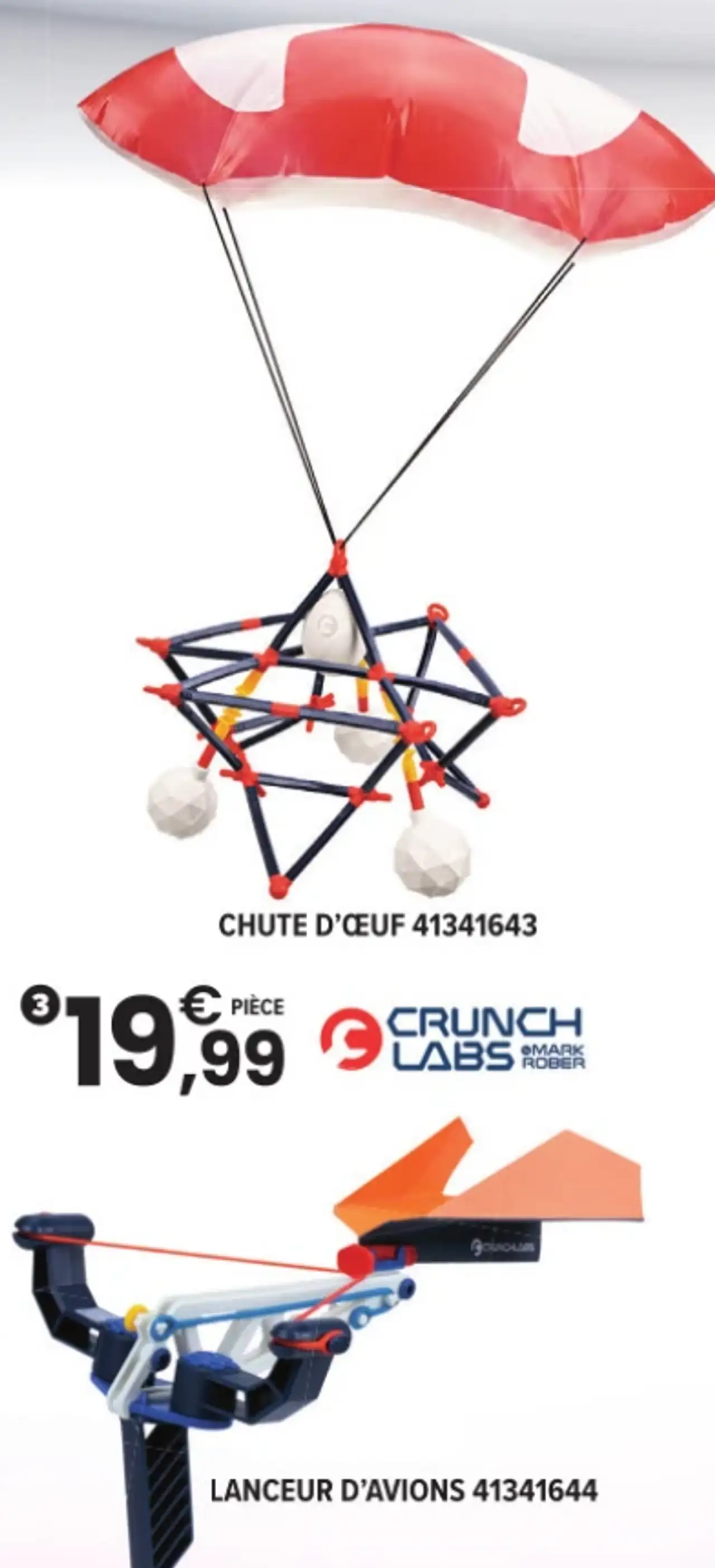 Crunch Kit Crunch Labs - Chute d'œuf / Lanceur d'avions