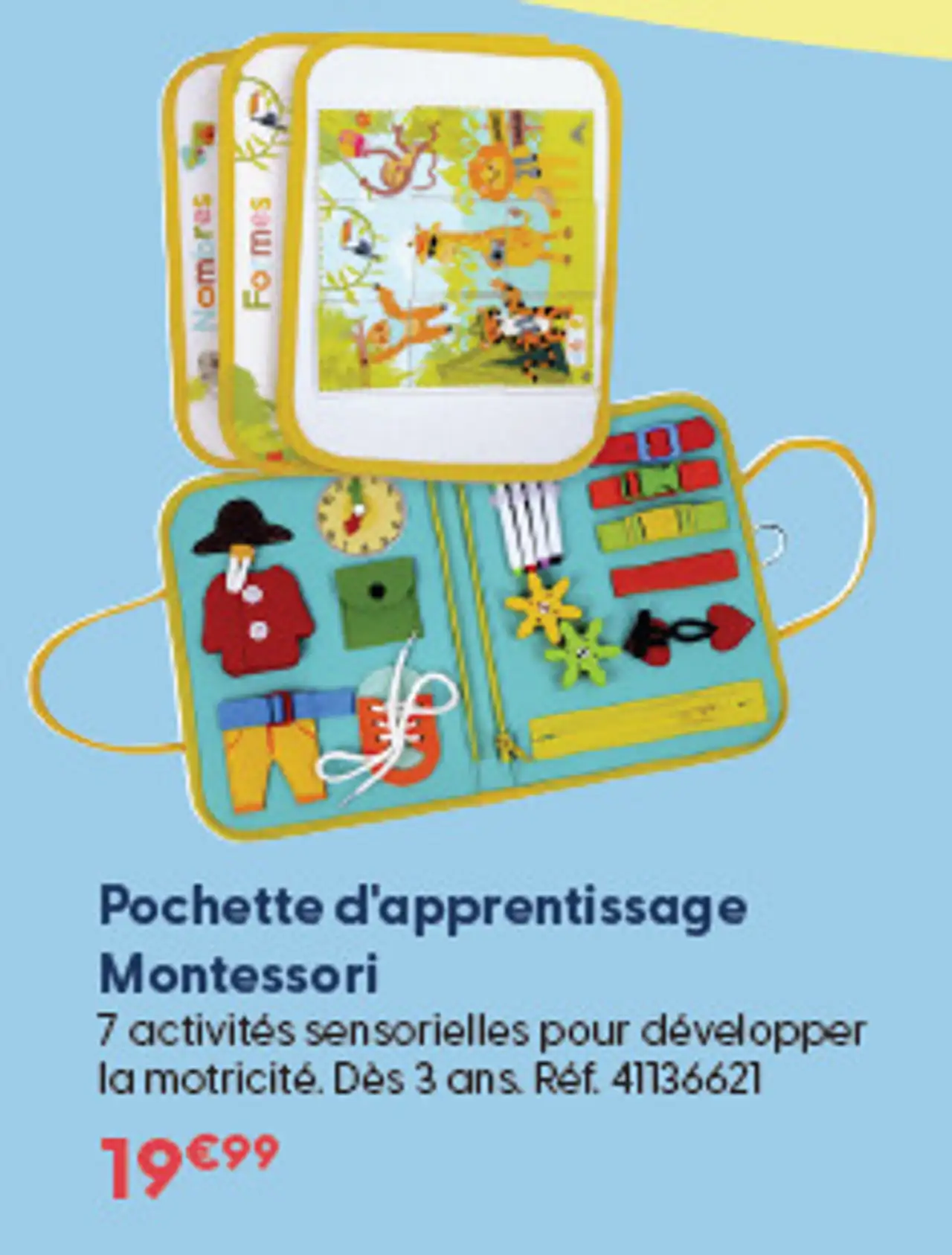 Pochette d'apprentissage Montessori
