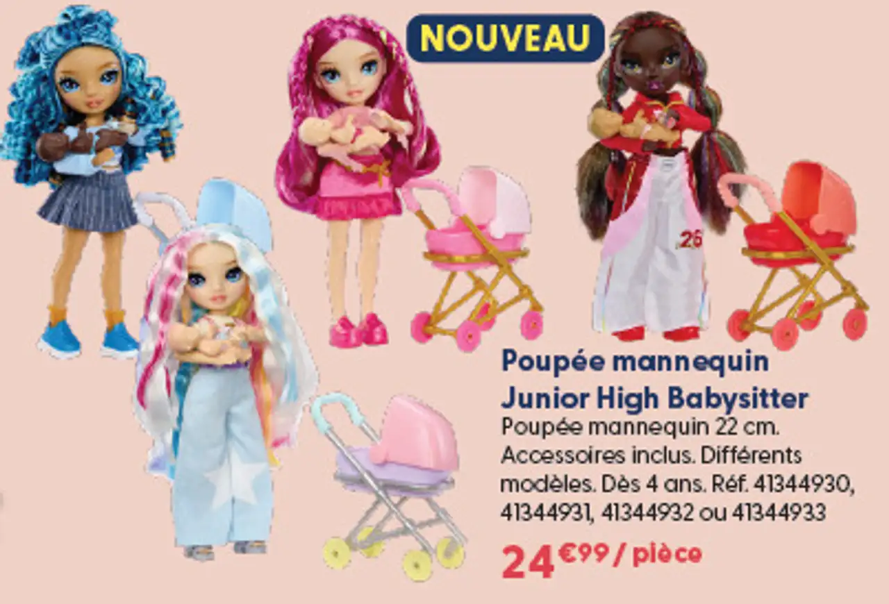 Poupée mannequin Junior High Babysitter Rainbow High