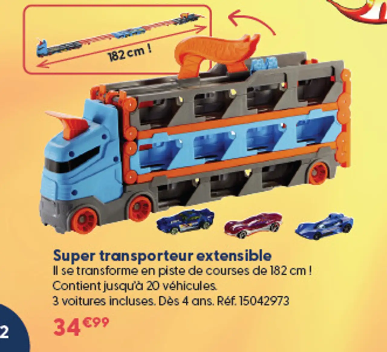 Super transporteur extensible Hot Wheels