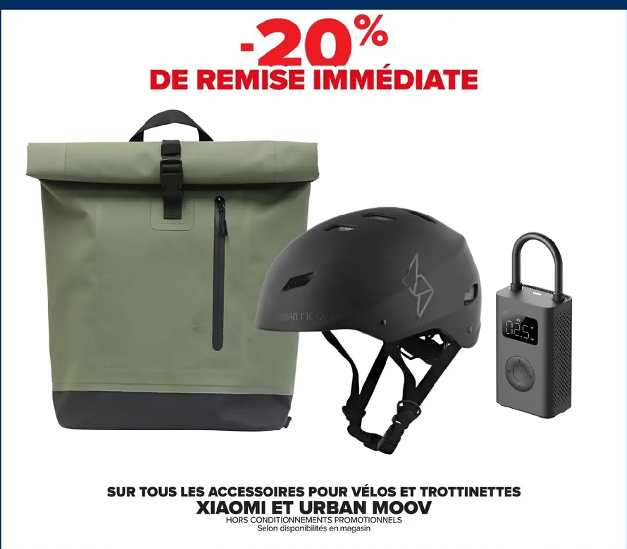 Tous les accessoires pour vélos et trottinettes Xiaomi et Urban Moov