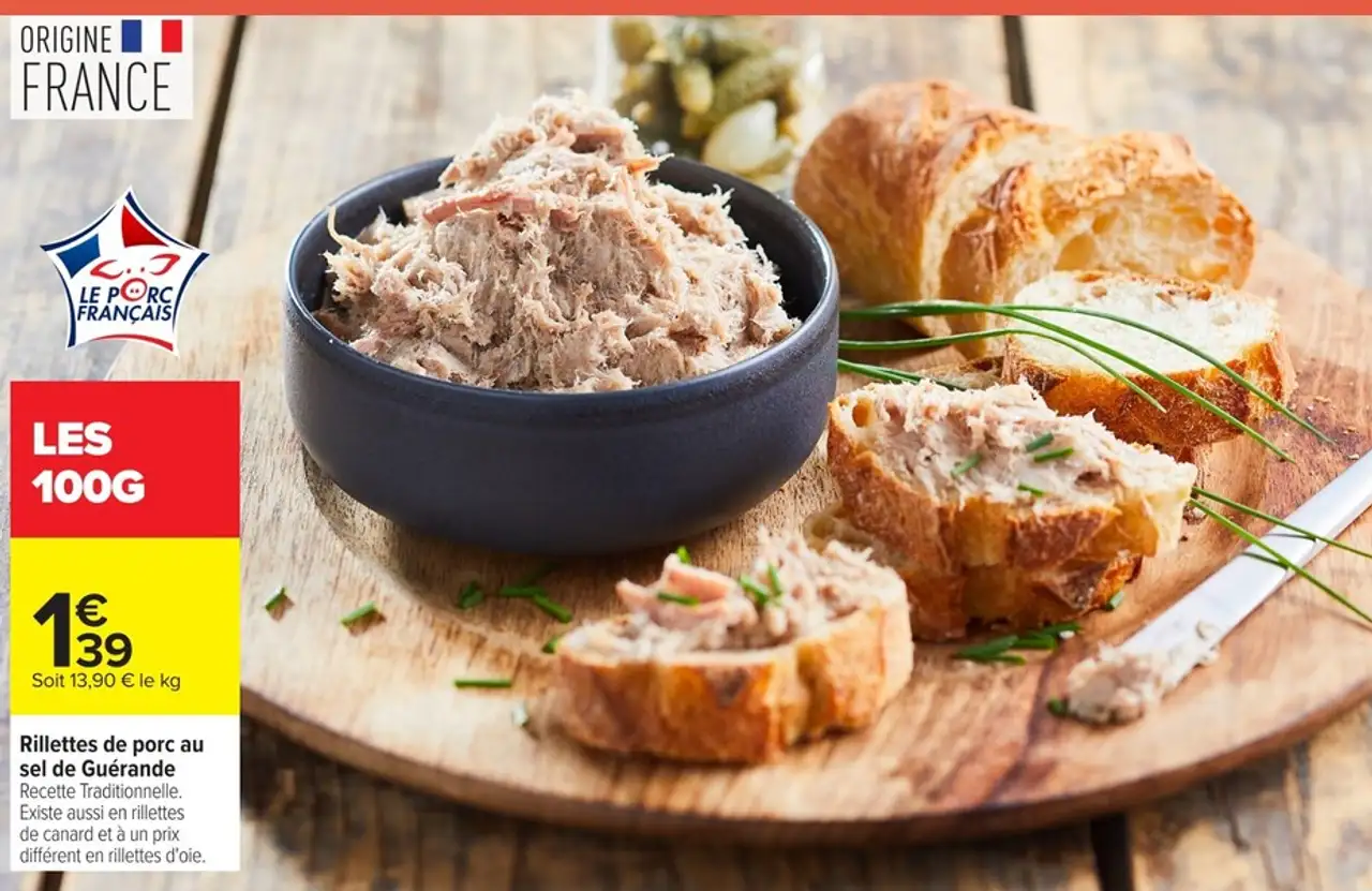 Rillettes de porc au sel de Guérande