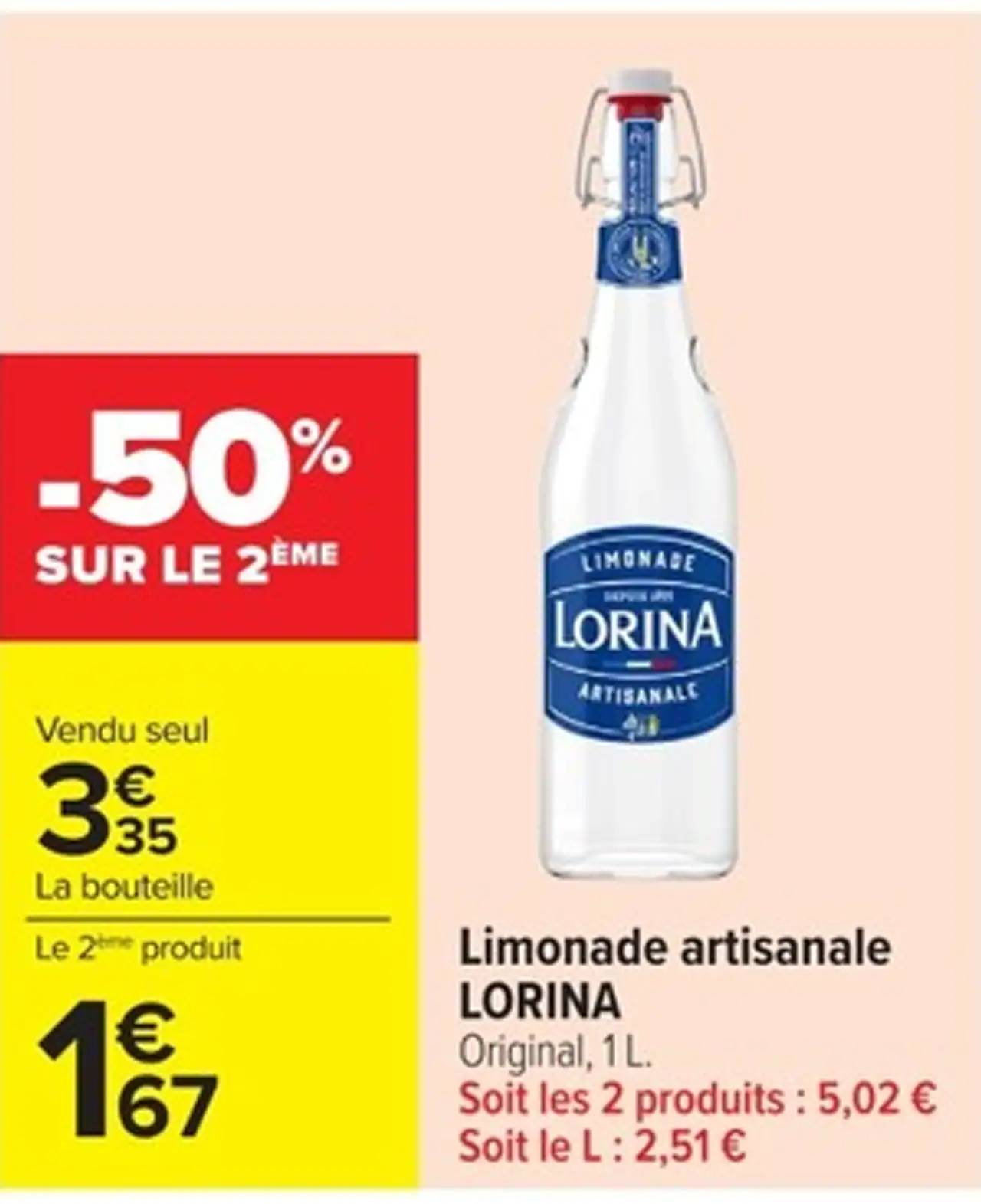 Limonade artisanale LORINA Original