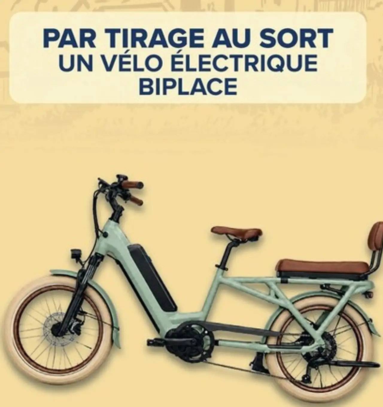 Grand Jeu Appli Reflets de France 30 ans - Vélo électrique biplace à gagner par tirage au sort