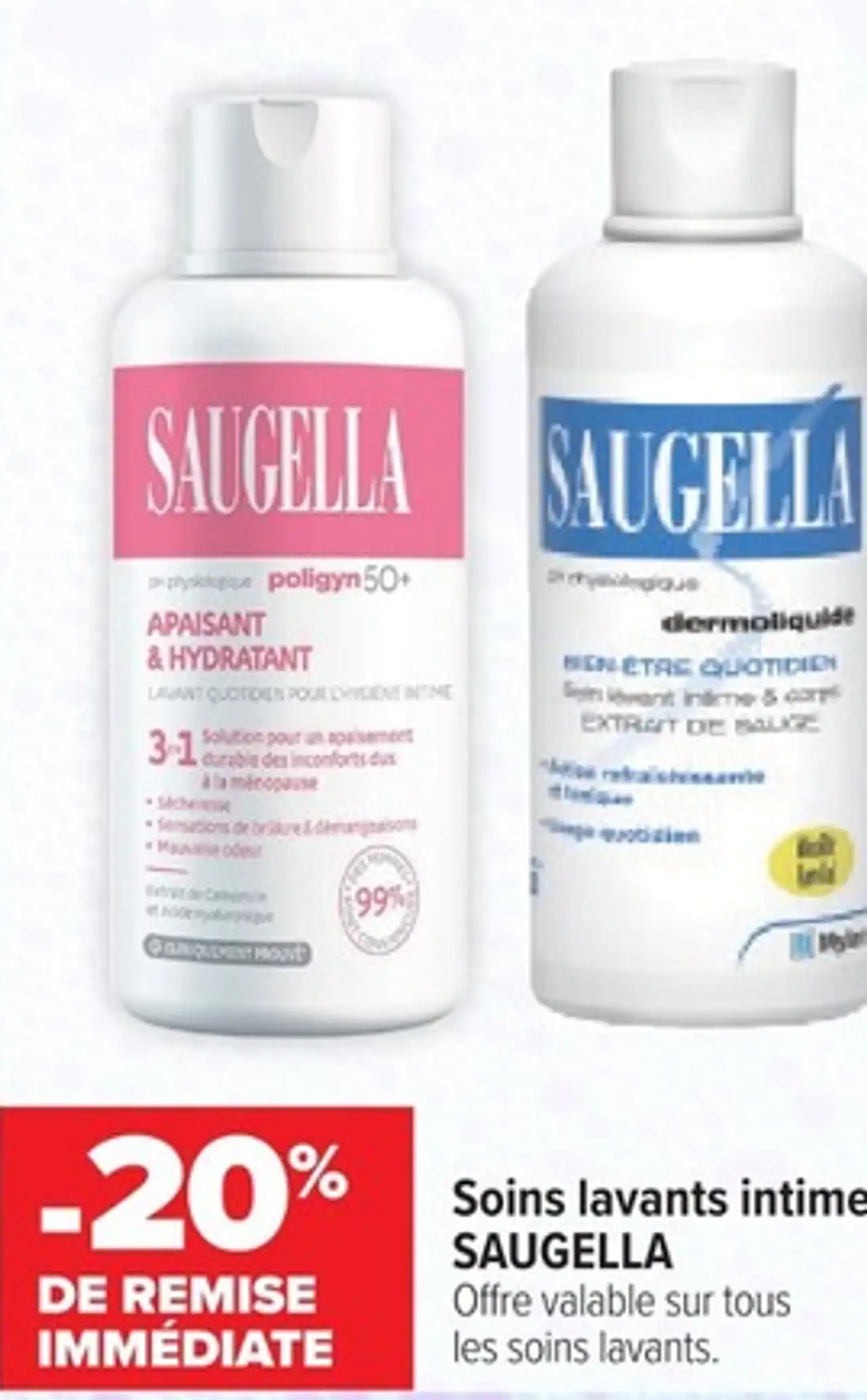 Soins lavants intime SAUGELLA