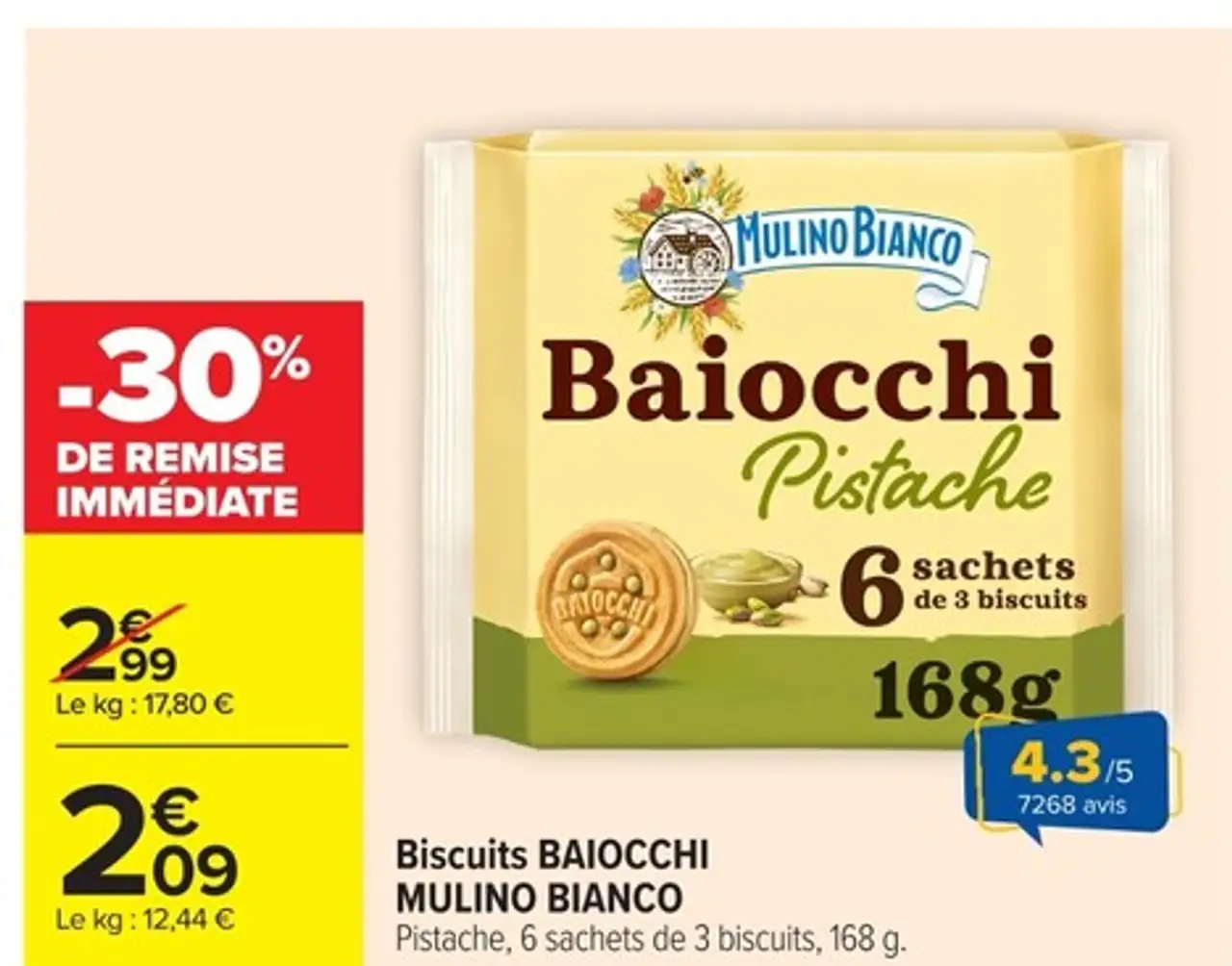 Biscuits BAIOCCHI MULINO BIANCO