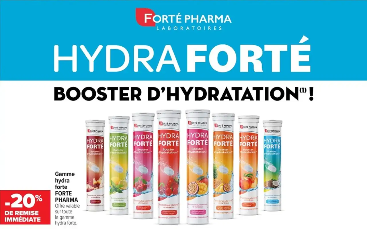 Gamme hydra forte FORTE PHARMA