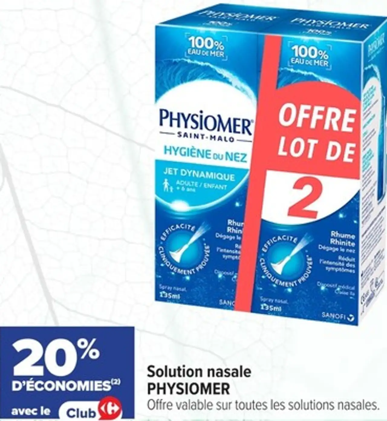 Solution nasale PHYSIOMER