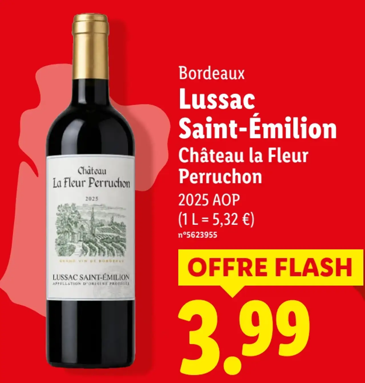 Bordeaux Lussac Saint-Émilion Château la Fleur Perruchon 2025 AOP