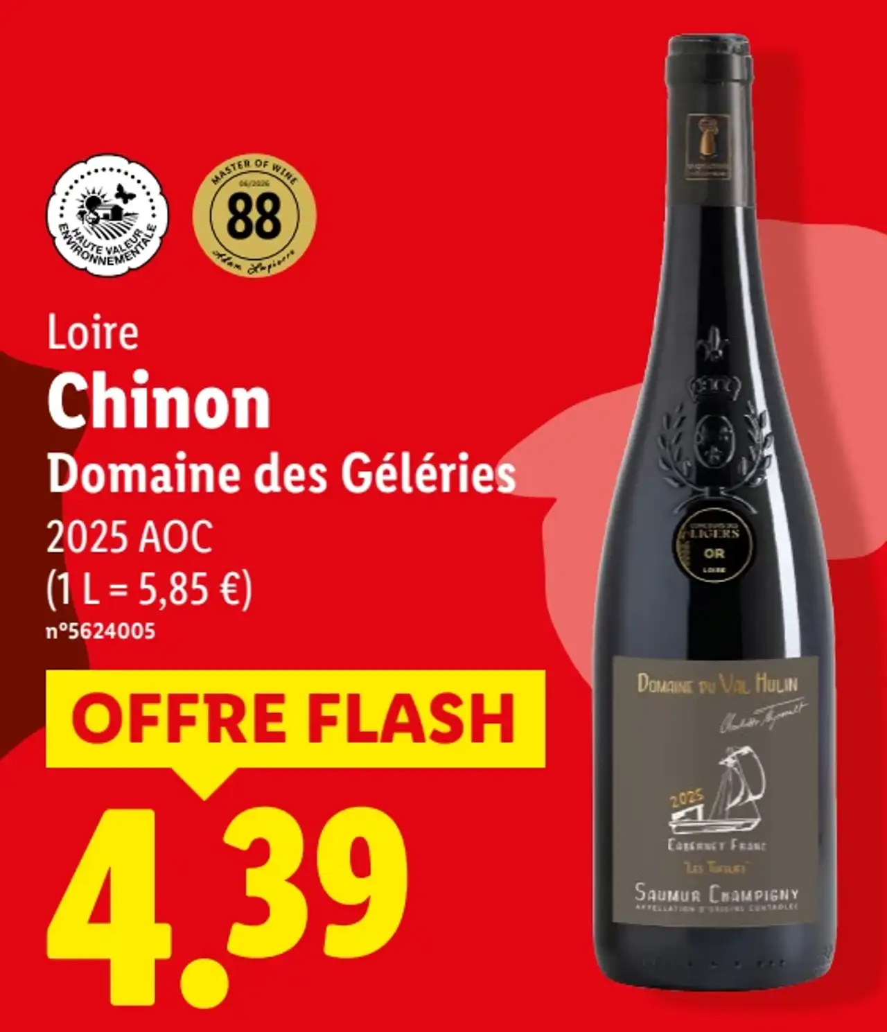 Saumur-Champigny Domaine du Val Hulin Charlotte Thyreault Les Tufollies 2025 AOC