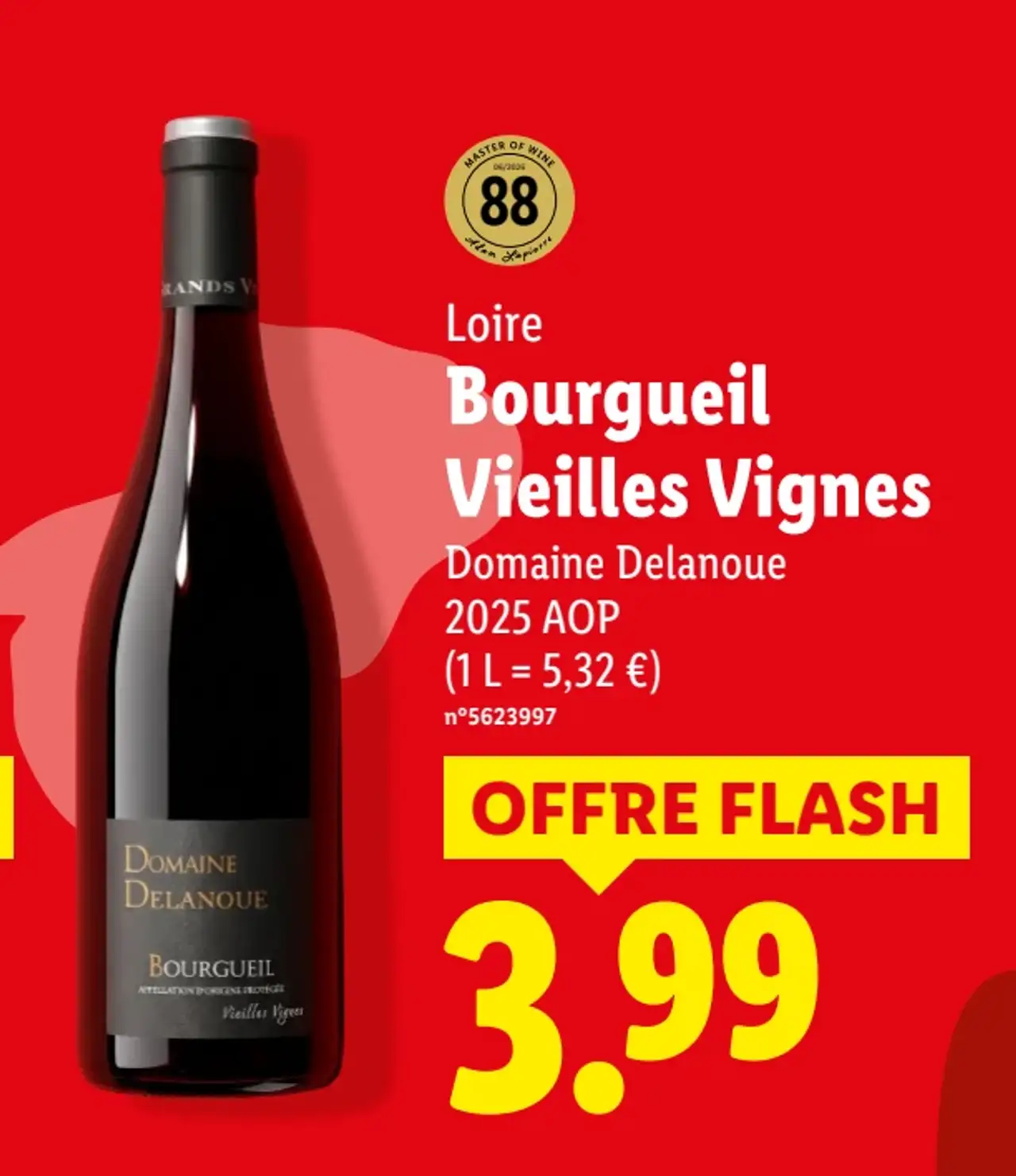 Bourgueil Vieilles Vignes Domaine Delanoue 2025 AOP