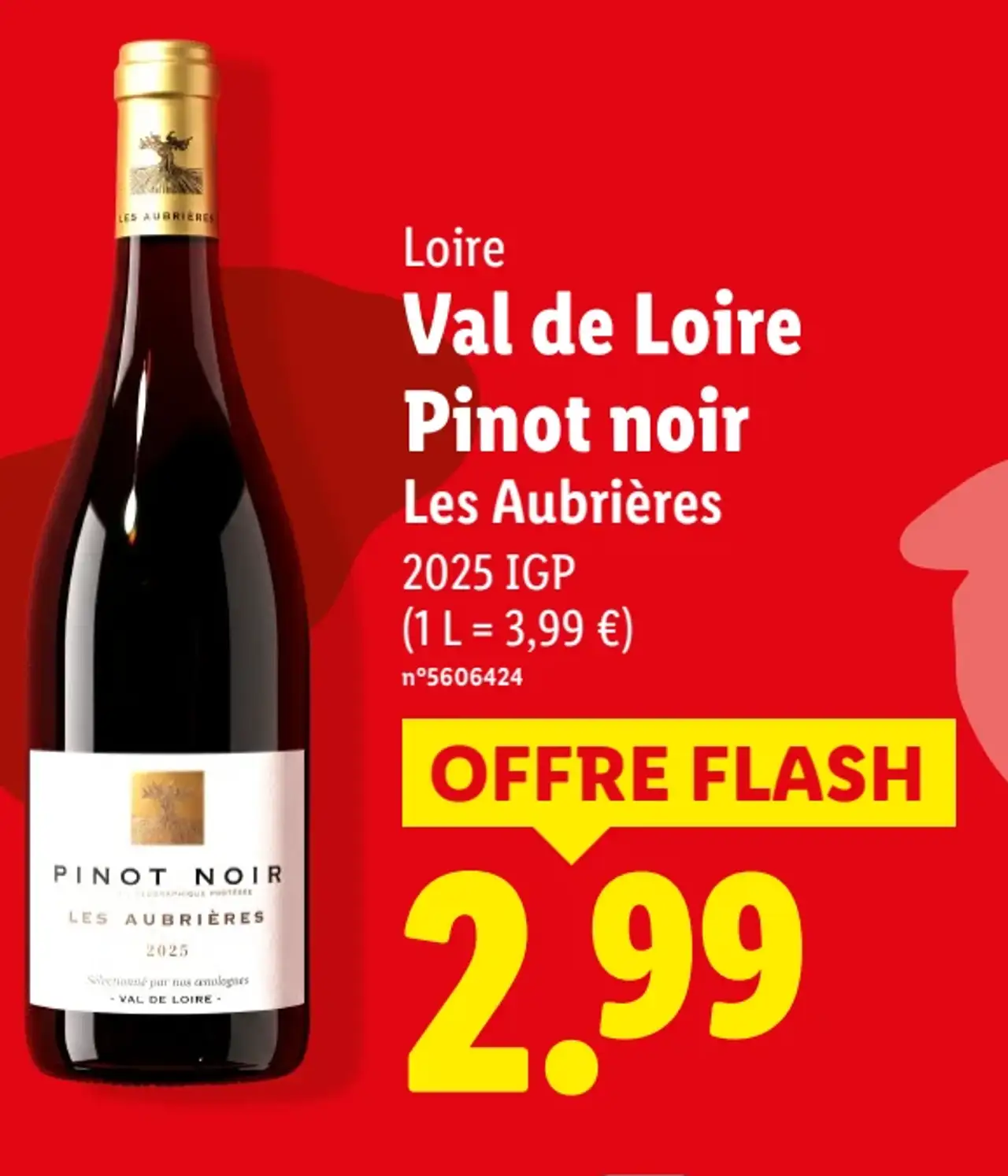 Val de Loire Pinot noir Les Aubrières 2025 IGP