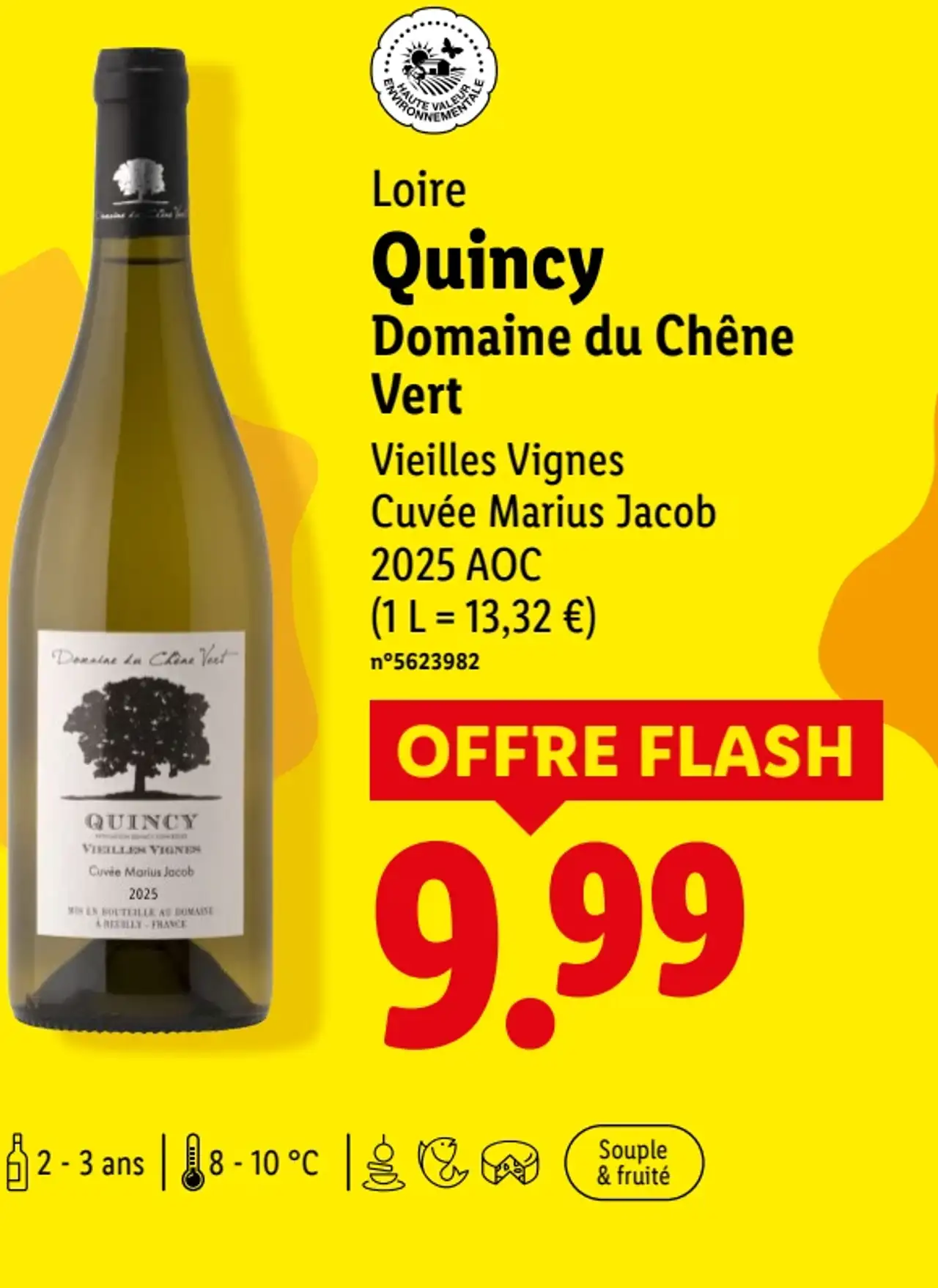 Loire Quincy Domaine du Chêne Vert Vieilles Vignes Cuvée Marius Jacob 2025 AOC