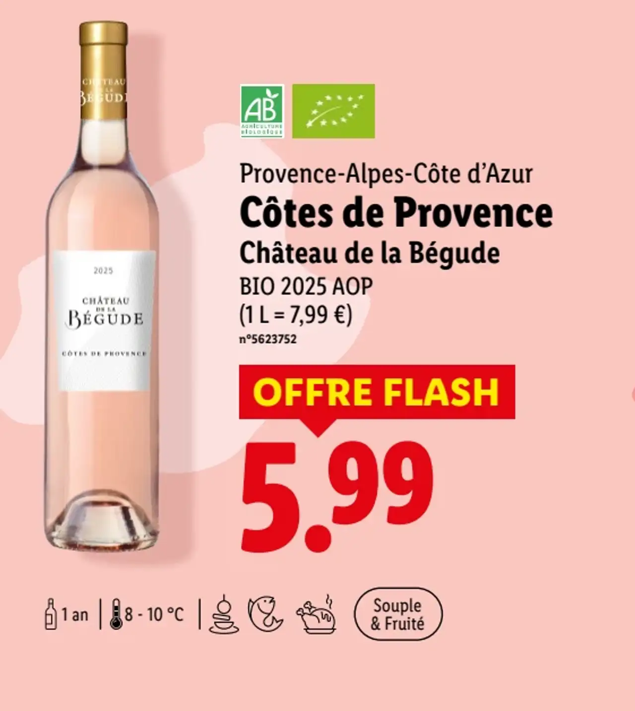 Provence-Alpes-Côte d'Azur Côtes de Provence Château de la Bégude BIO 2025 AOP