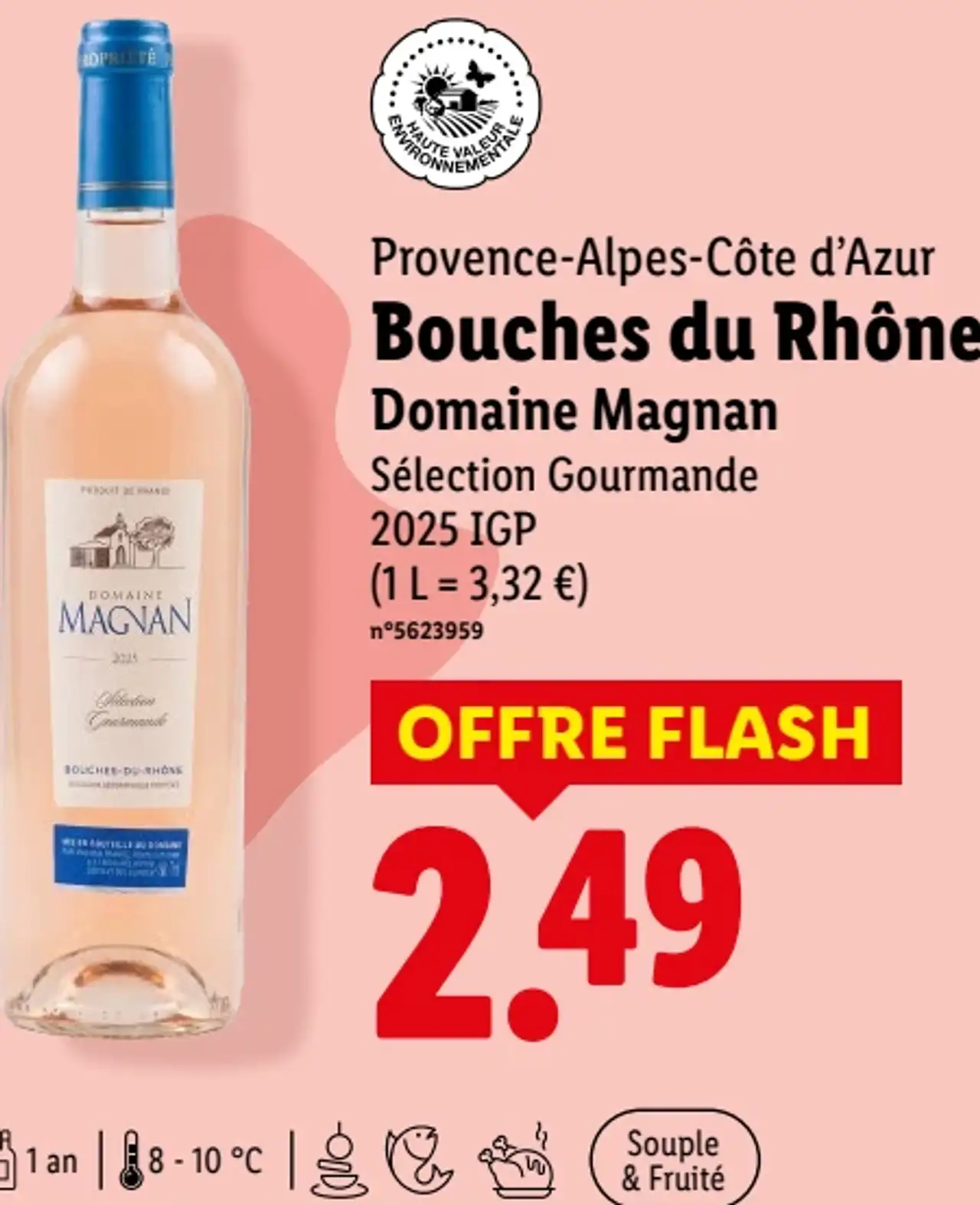 Provence-Alpes-Côte d'Azur Bouches du Rhône Domaine Magnan Sélection Gourmande 2025 IGP