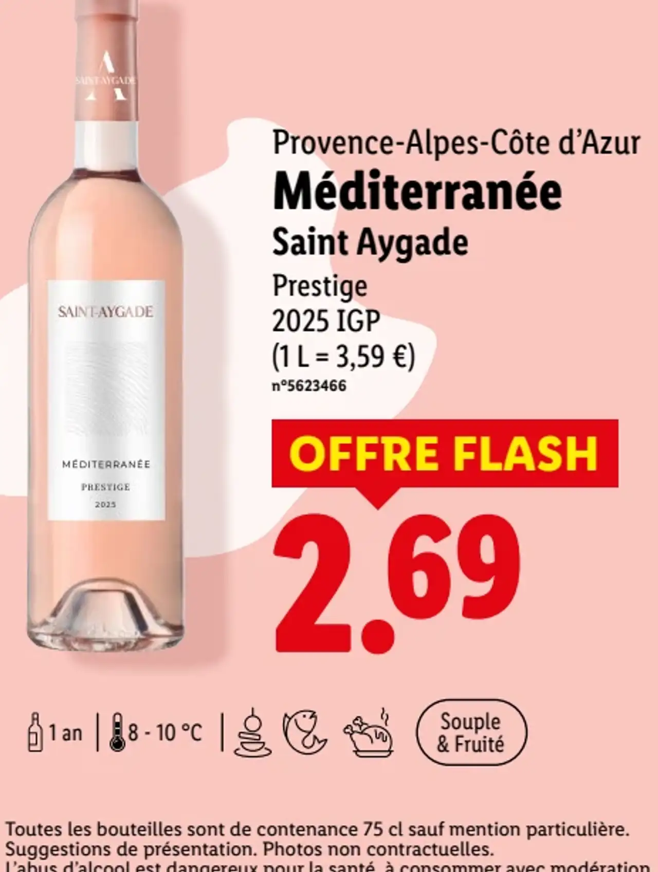 Provence-Alpes-Côte d'Azur Méditerranée Saint Aygade Prestige 2025 IGP