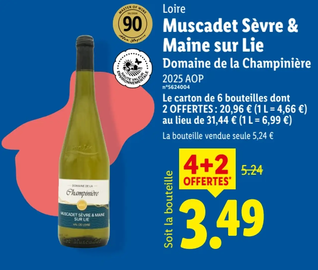 Loire Muscadet Sèvre & Maine sur Lie Domaine de la Champinière