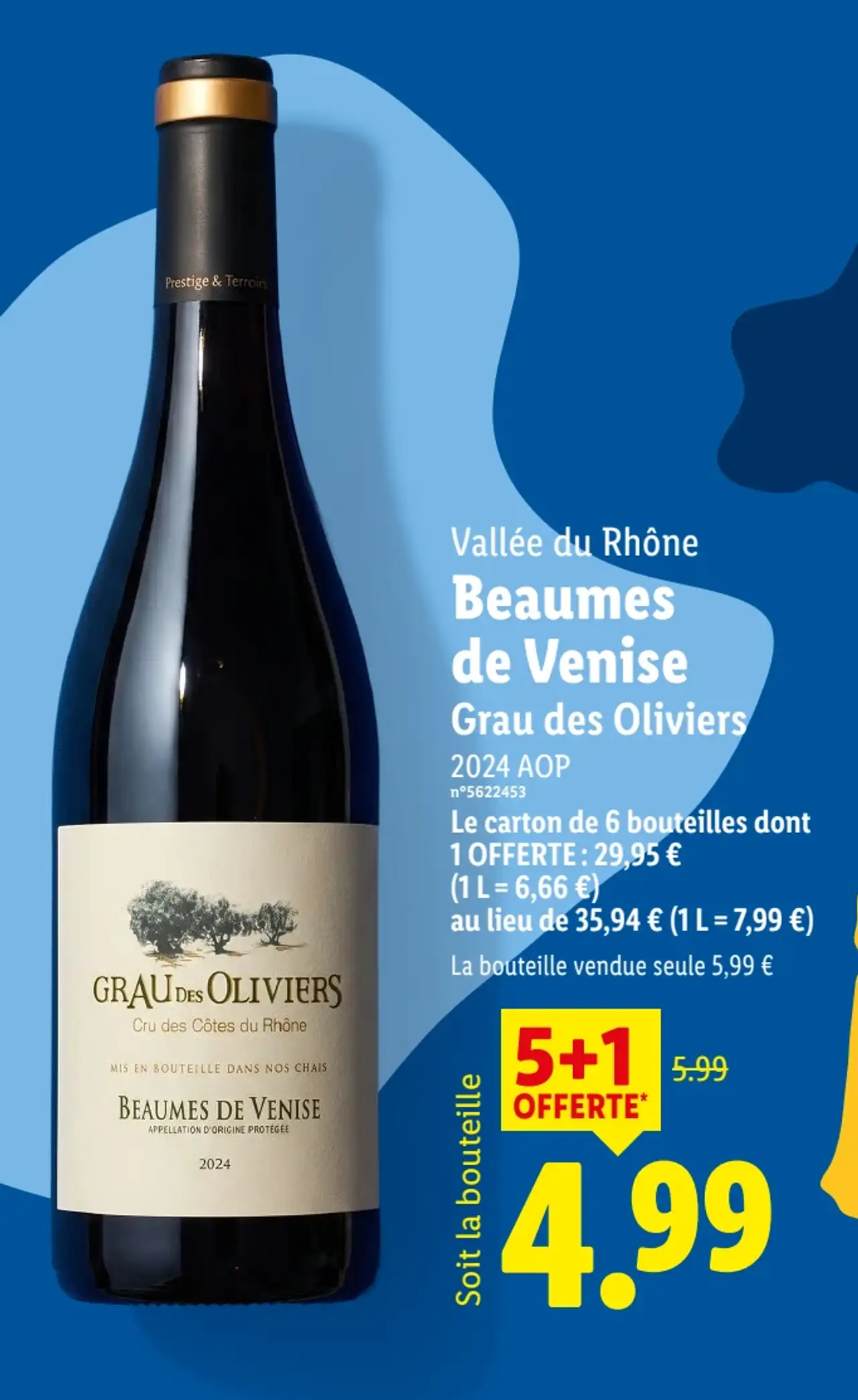 Vallée du Rhône Beaumes de Venise Grau des Oliviers 2024 AOP