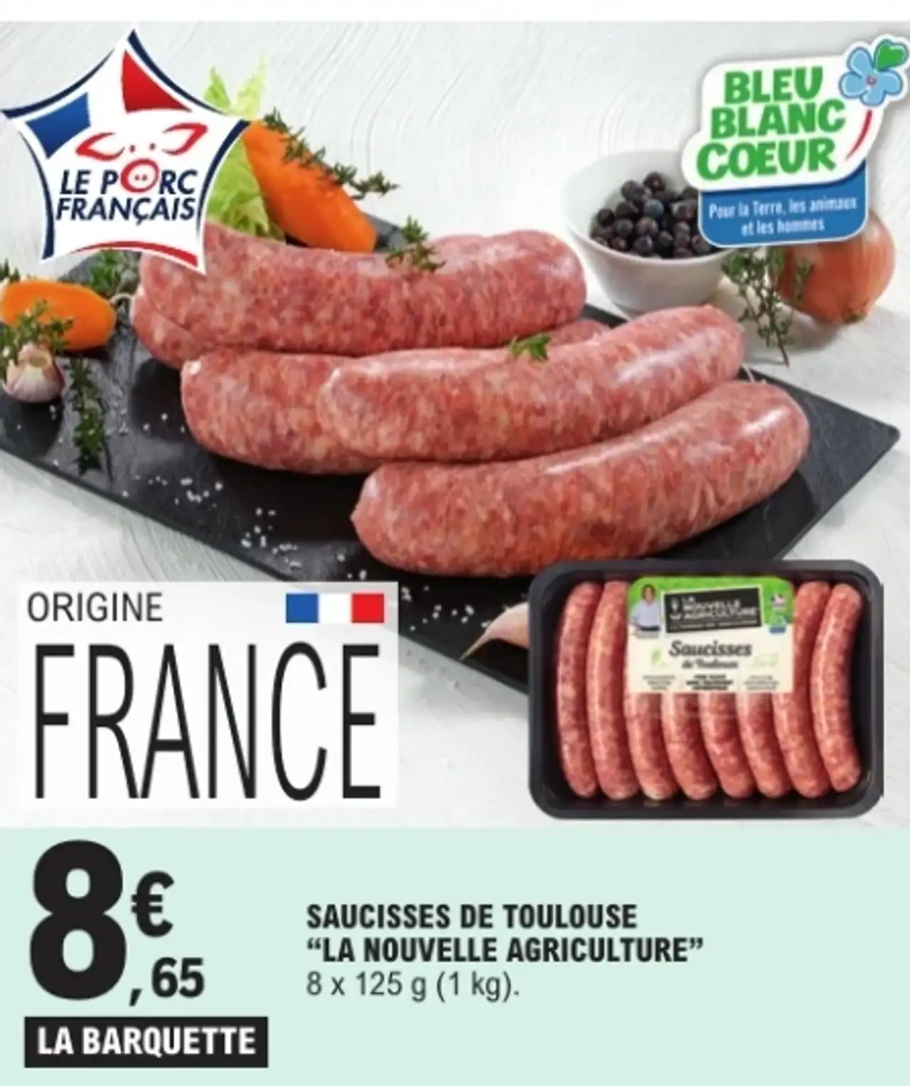 Saucisses de Toulouse La Nouvelle Agriculture