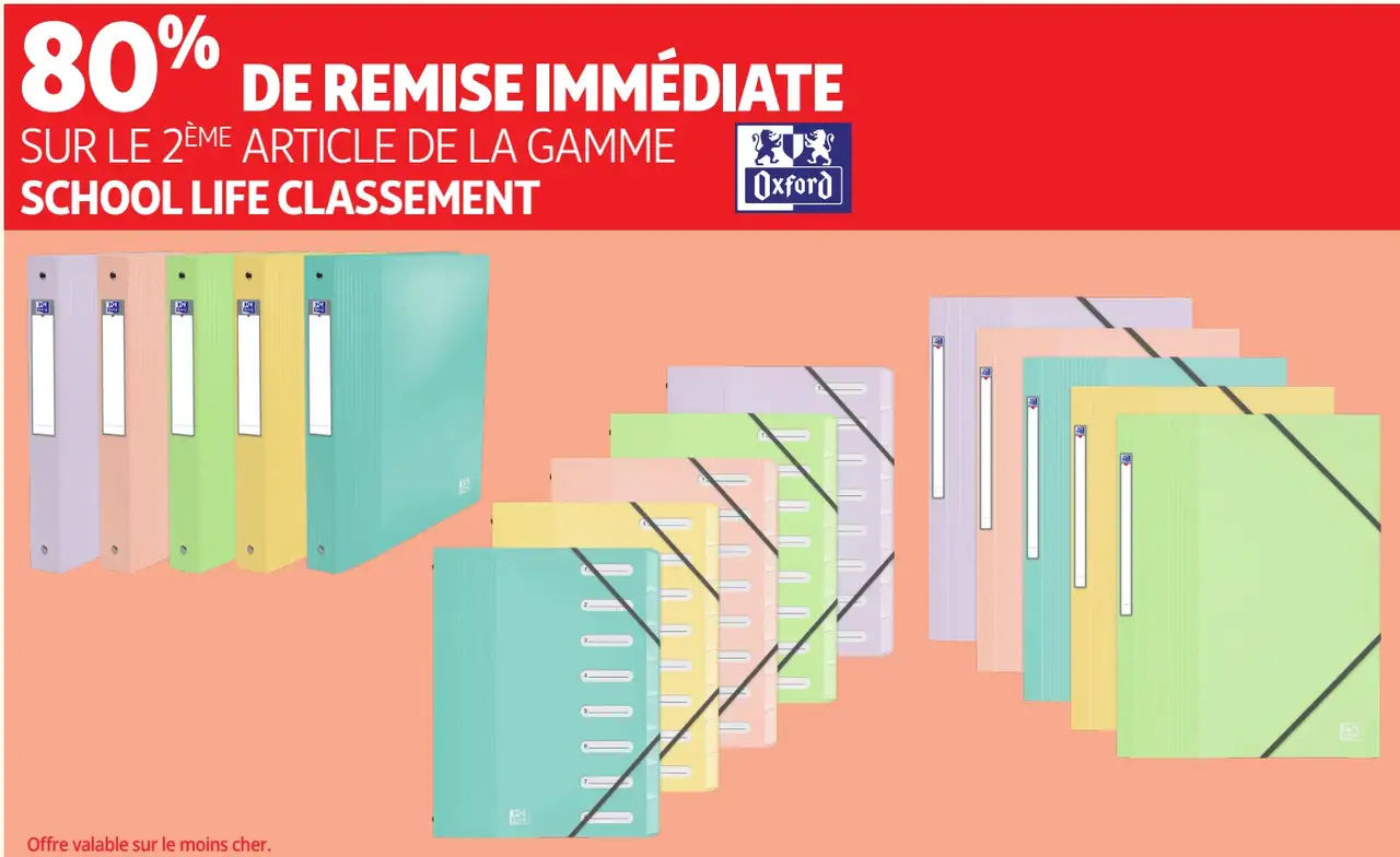 Gamme Oxford School Life Classement