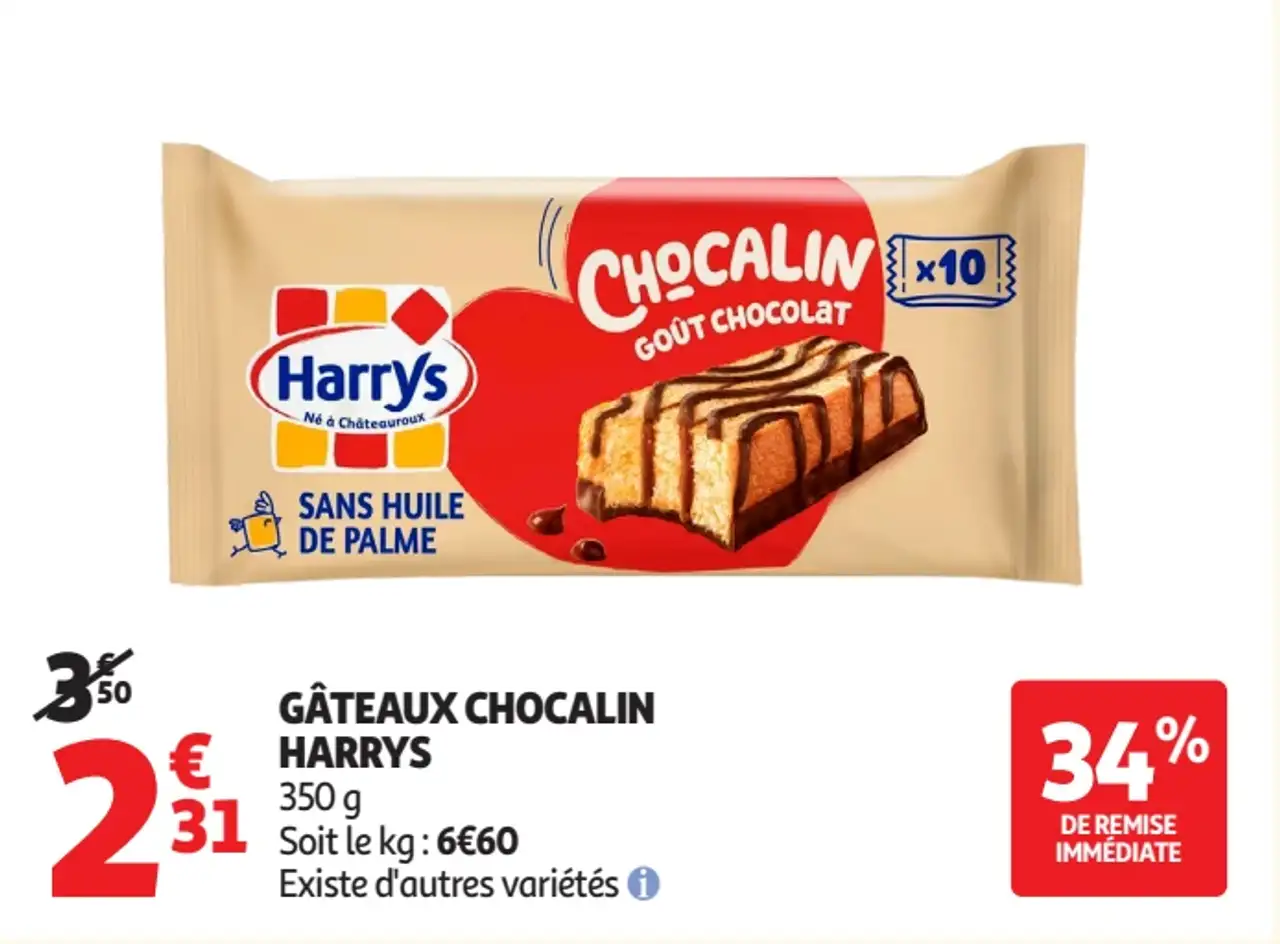 GÂTEAUX CHOCALIN HARRYS