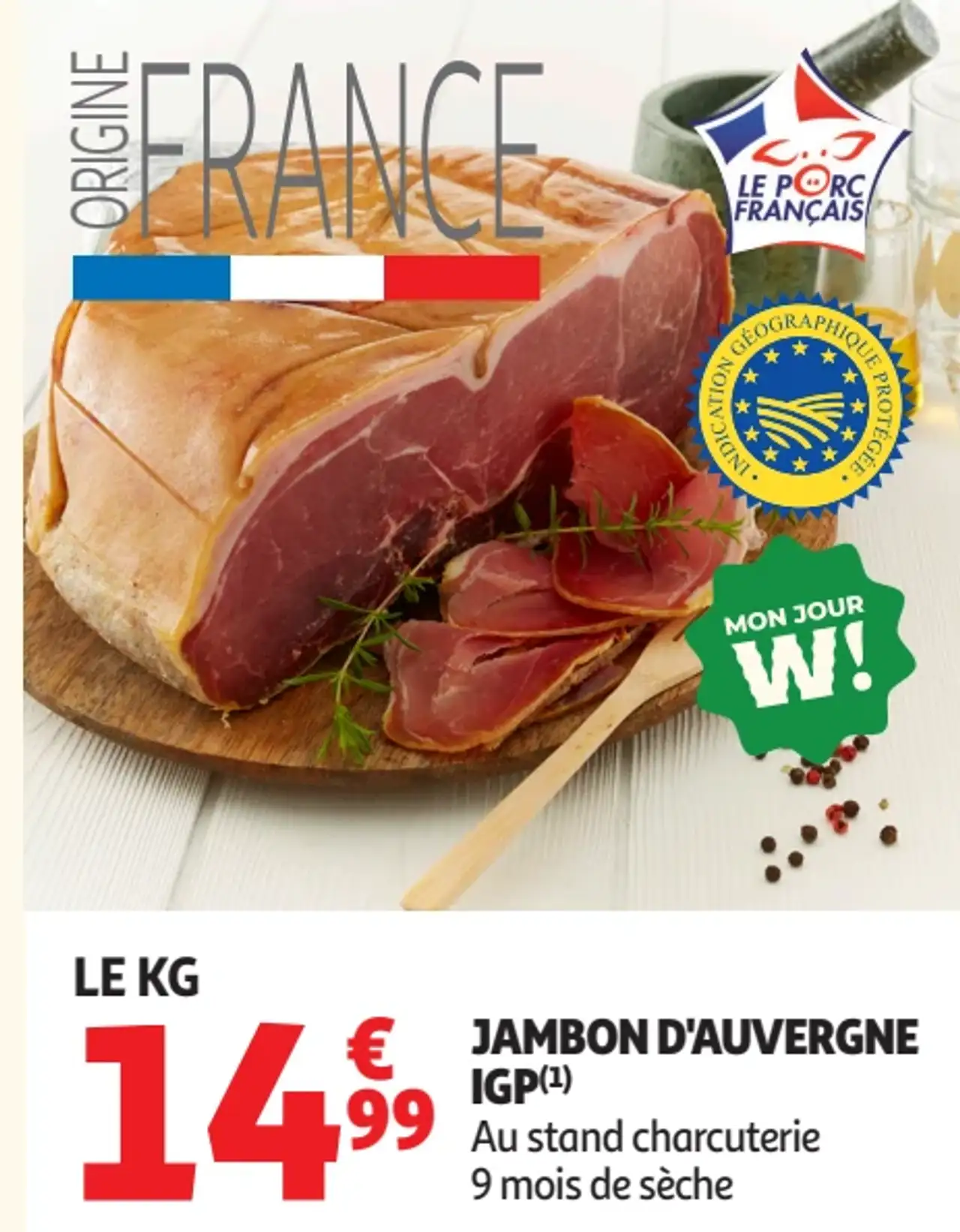 Jambon d'Auvergne IGP