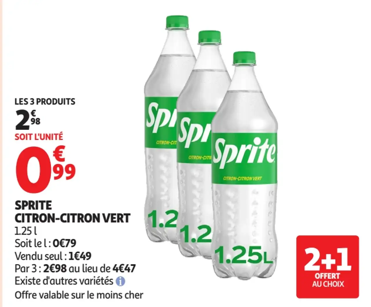 Sprite Citron-Citron Vert