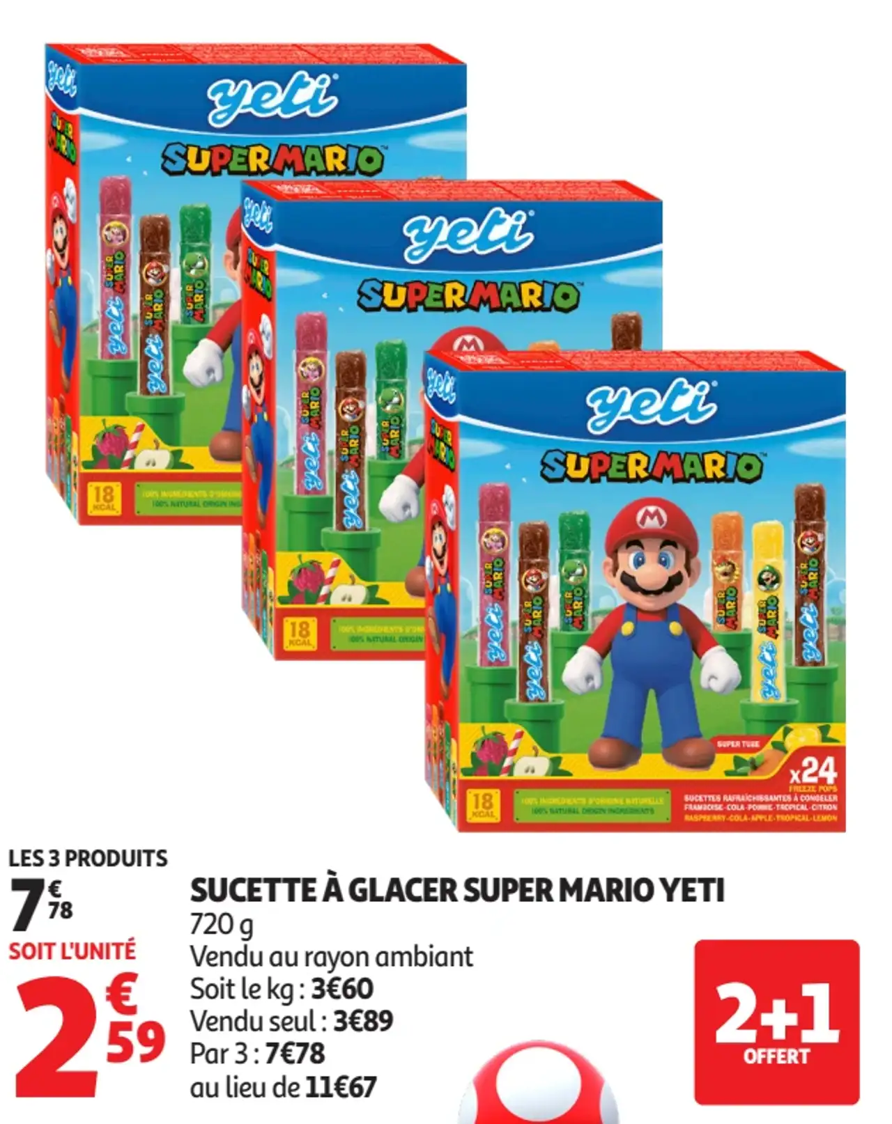 Sucette à glacer Super Mario Yeti