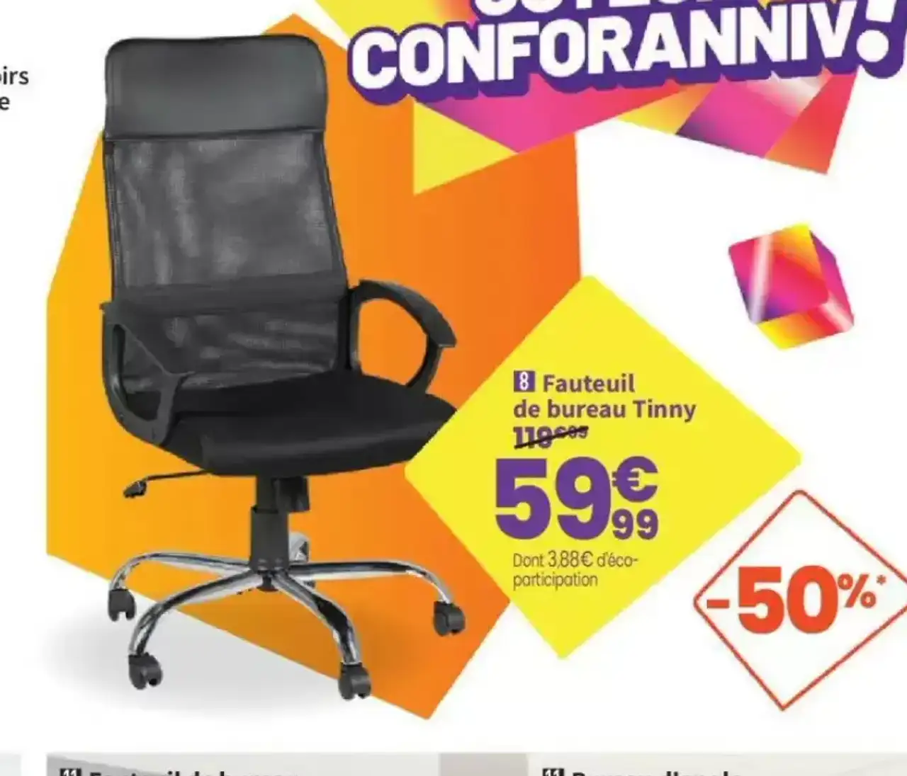 Fauteuil de bureau Tinny