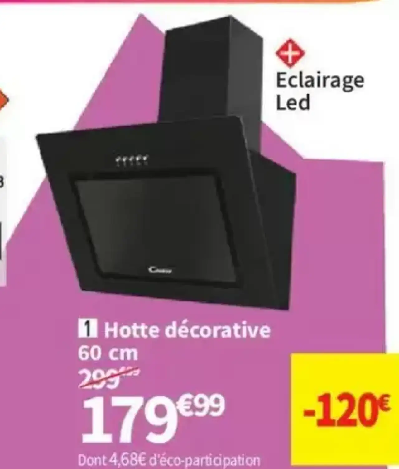 Hotte décorative Candy CVMAD60/1N/1