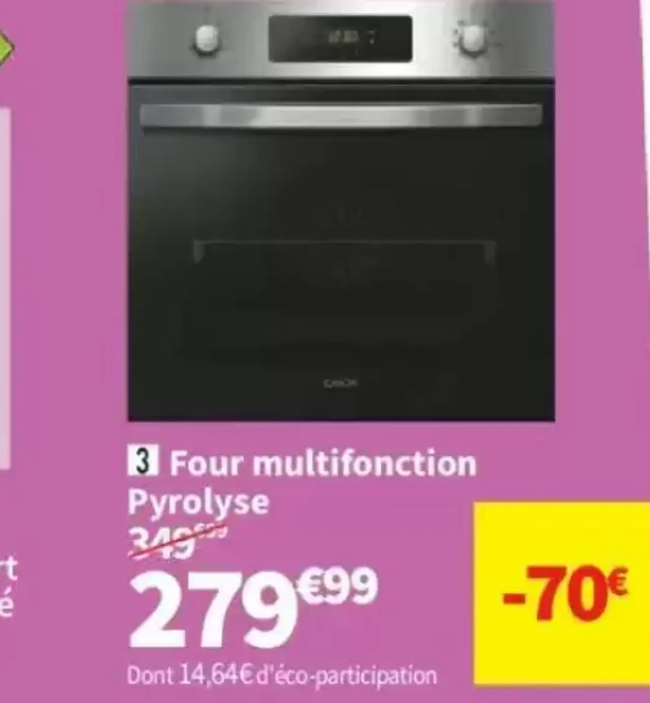 Four multifonction Pyrolyse Candy FICOPX606