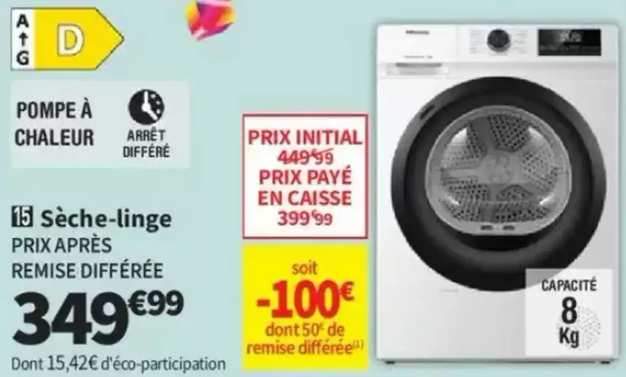 Hisense Sèche-linge 15
