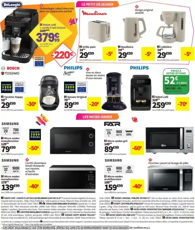 newspaper image - Cafetière Moulinex FG2M0B10 - Conforama
