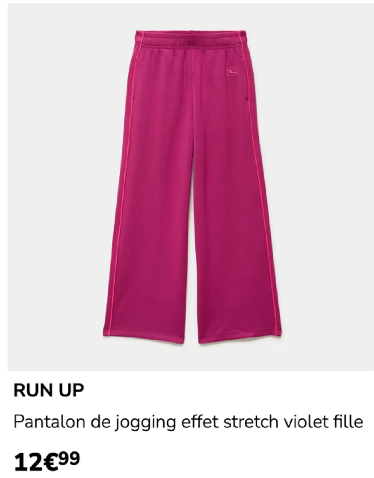 RUN UP Pantalon de jogging effet stretch violet fille
