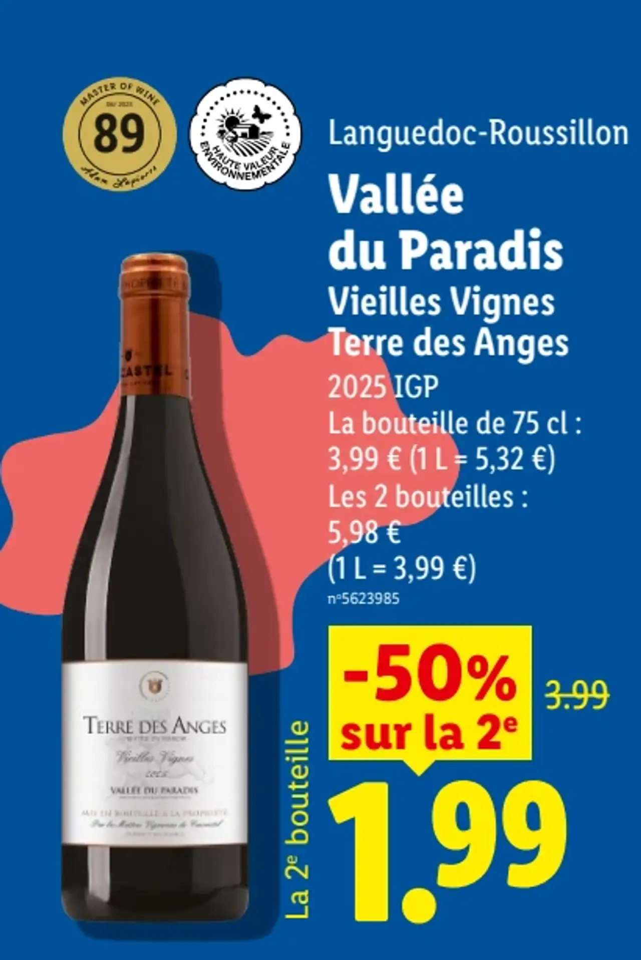 Languedoc-Roussillon Vallée du Paradis Vieilles Vignes Terre des Anges