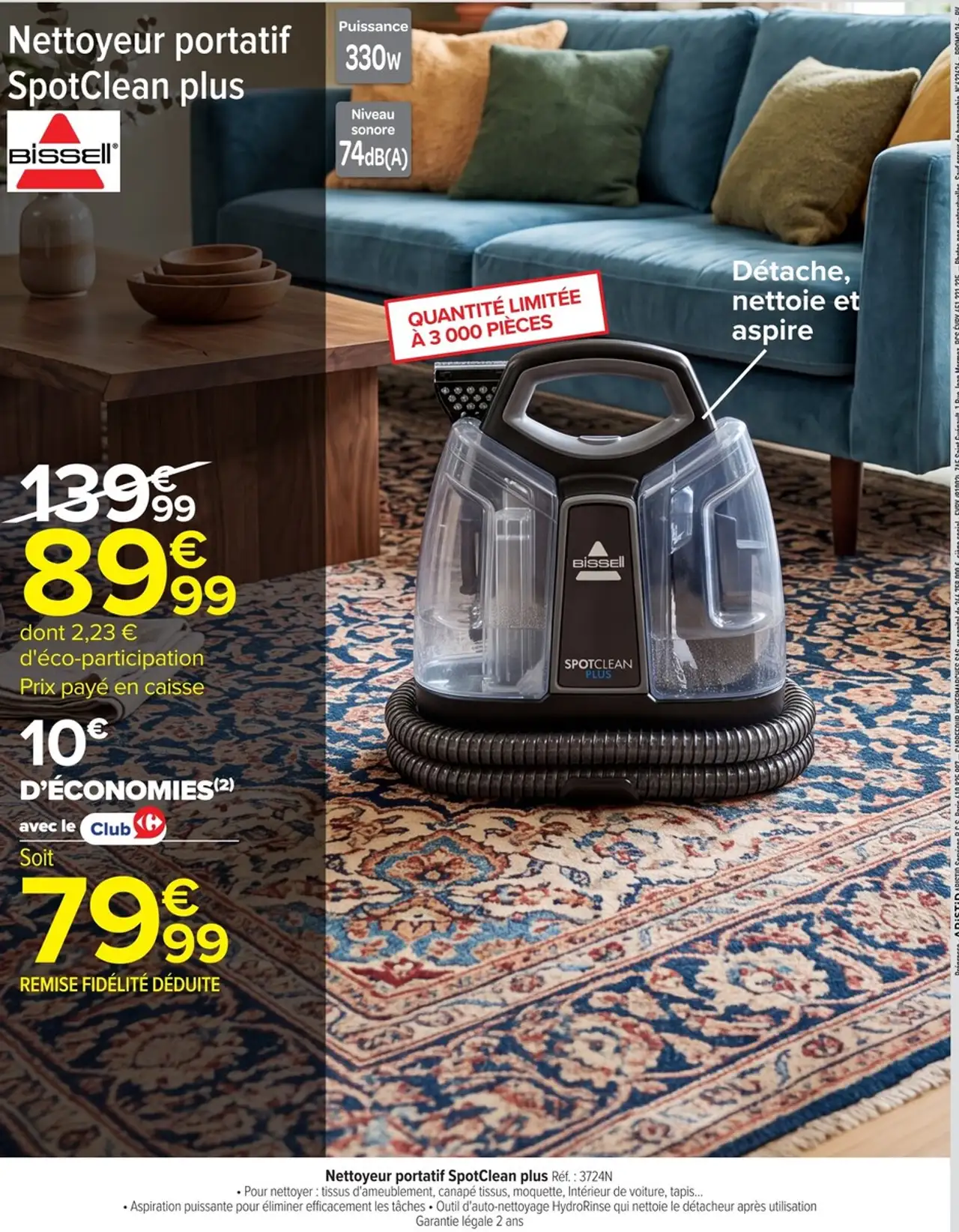 Nettoyeur portatif SpotClean plus Bissell