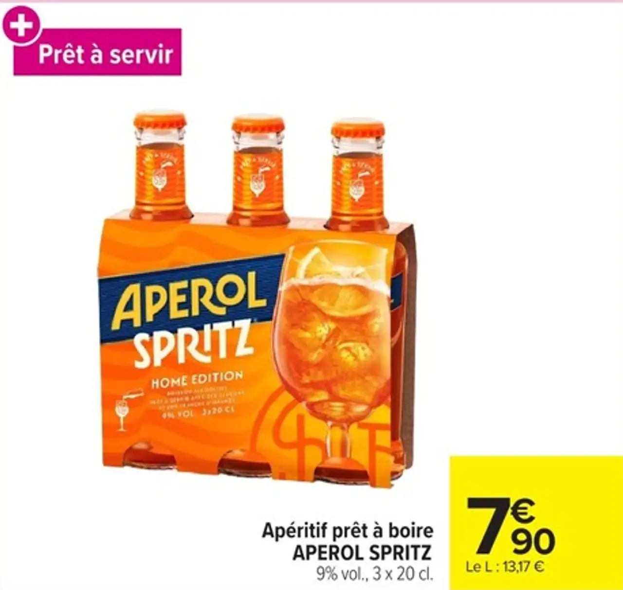 Apéritif prêt à boire APEROL SPRITZ 9% vol.