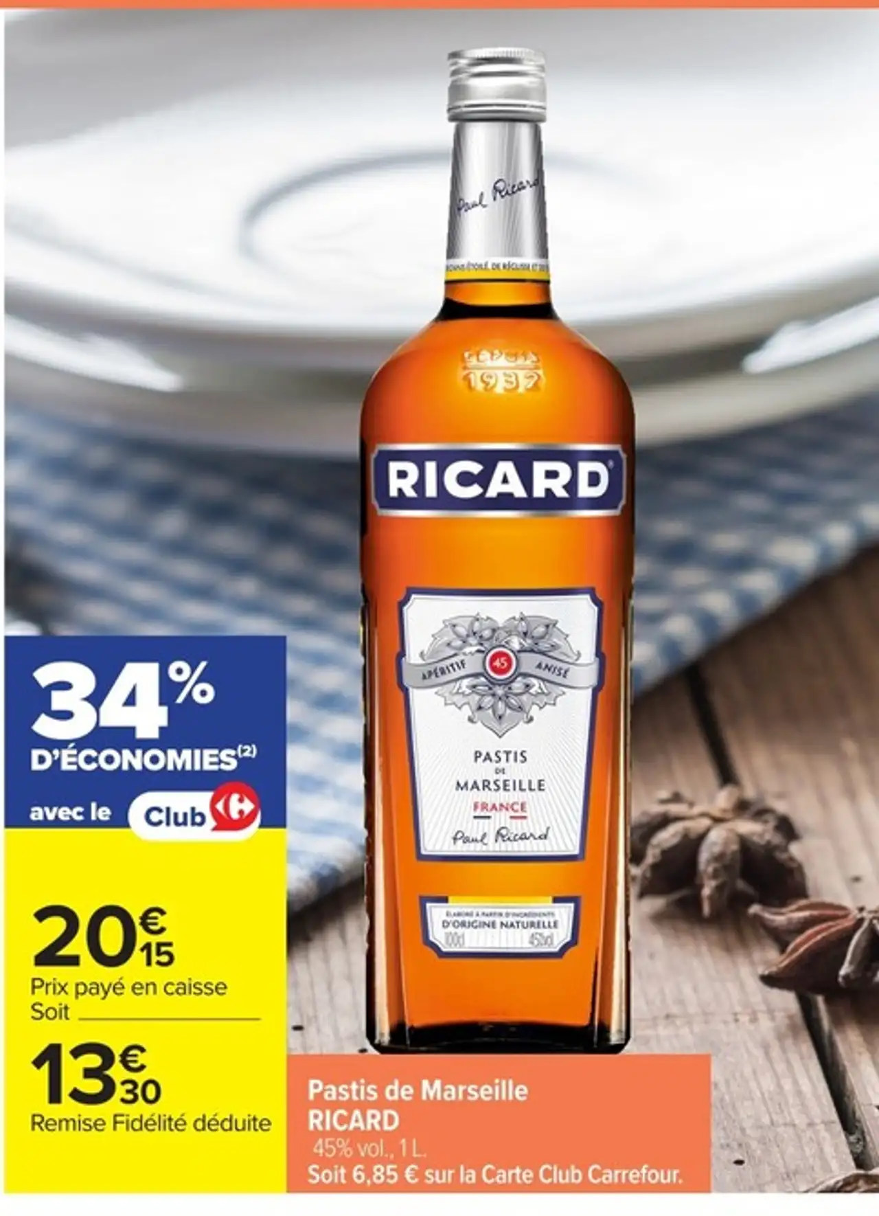 Pastis de Marseille RICARD