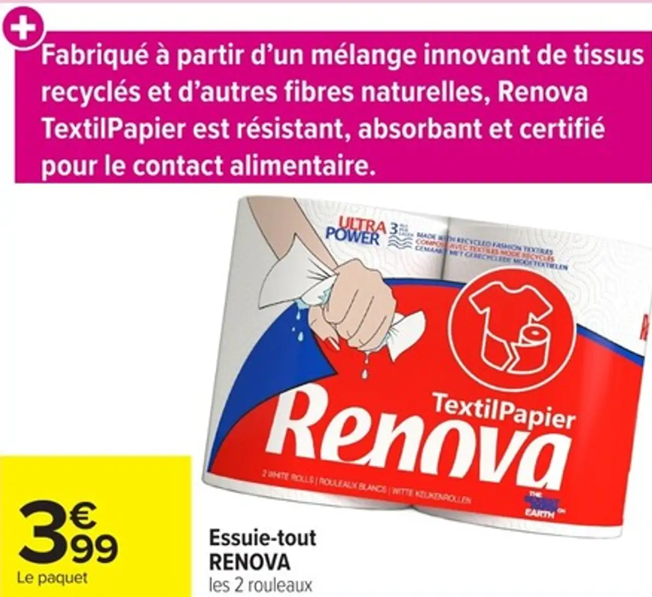 Essuie-tout RENOVA TextilPapier